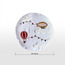 Victor Hotair Balloon Embroidered Cushion - 45 cm-kids-beddingandwindows-bedding-filledcushionsandcovers-image-4