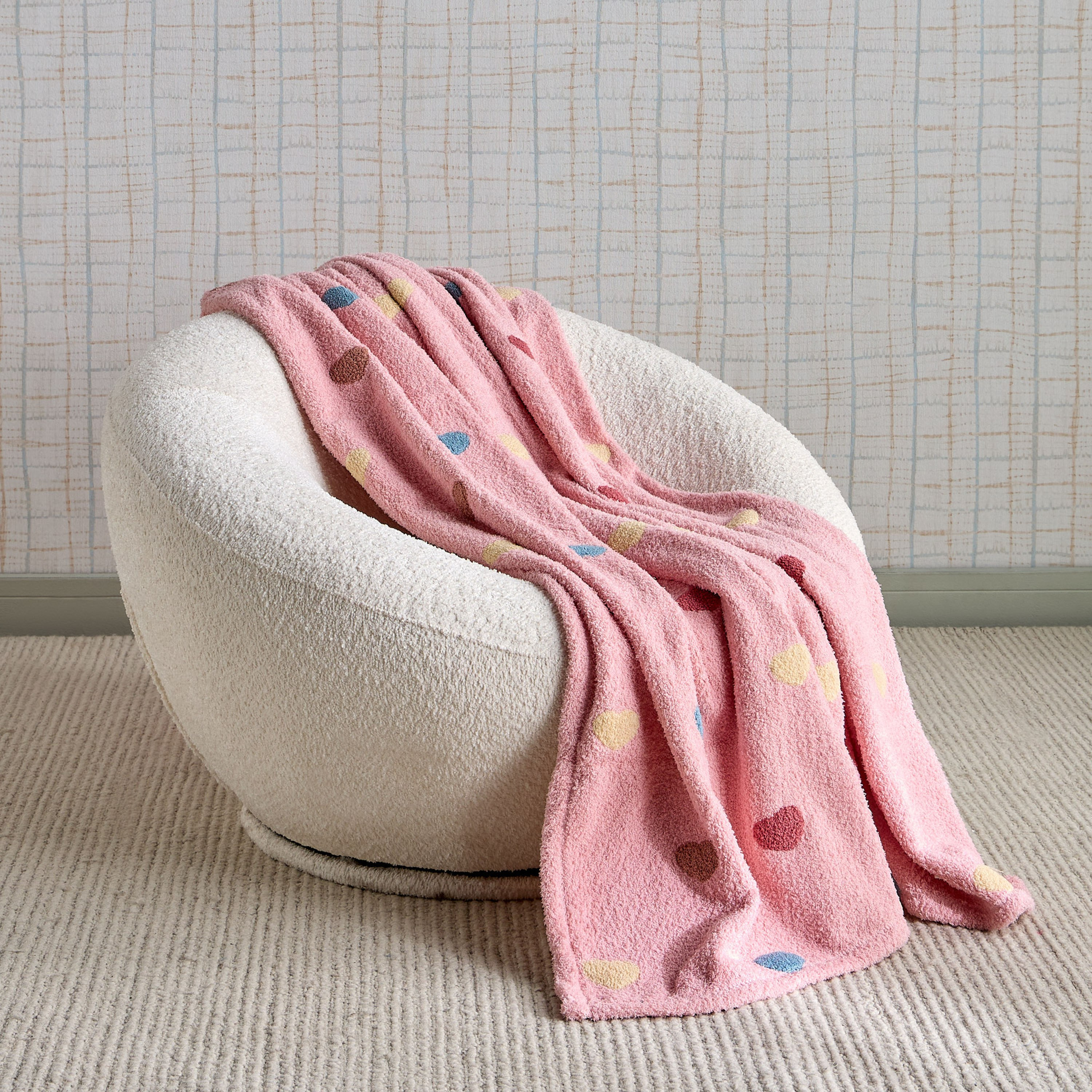 Heart Feather Yarn Blanket - 150x200 cm-babyandkids-beddingandwindows-bedding-blanketsandquilts-image-1