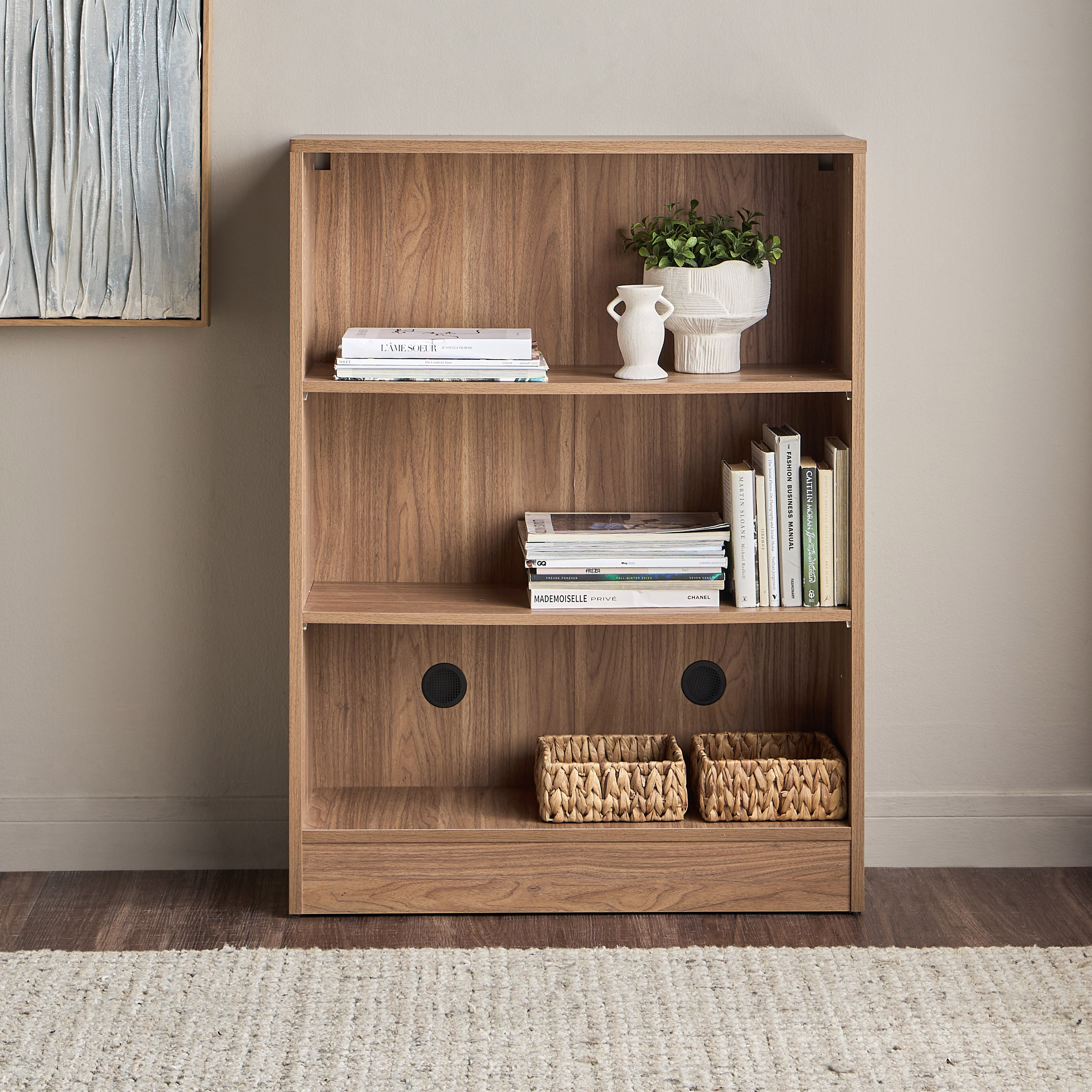 Brayden Short Bookcase - Wide-furniture-office-bookcasesdividersandstorage-image-2