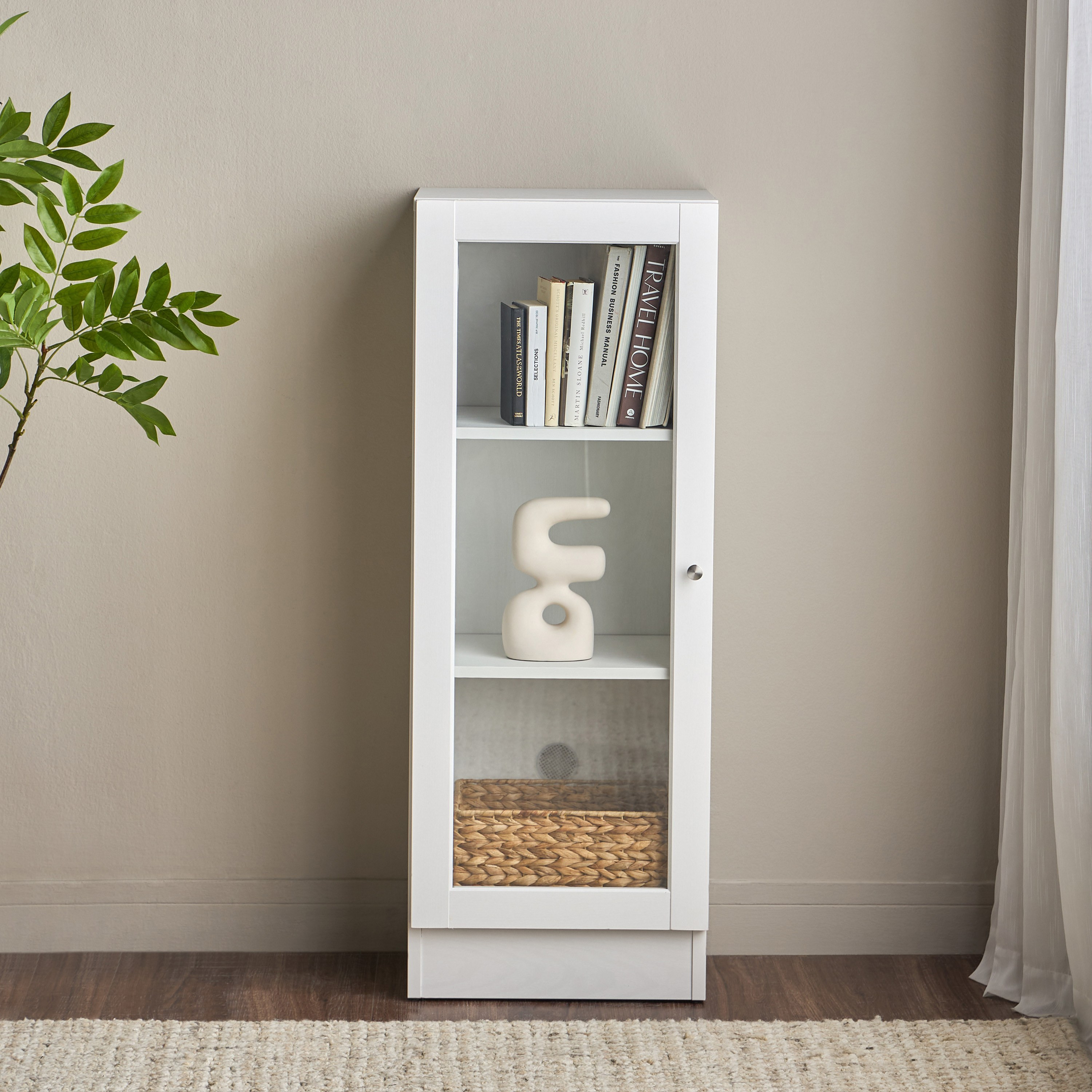Brayden Short Bookcase With Glass Doors - Compact-furniture-office-bookcasesdividersandstorage-image-2