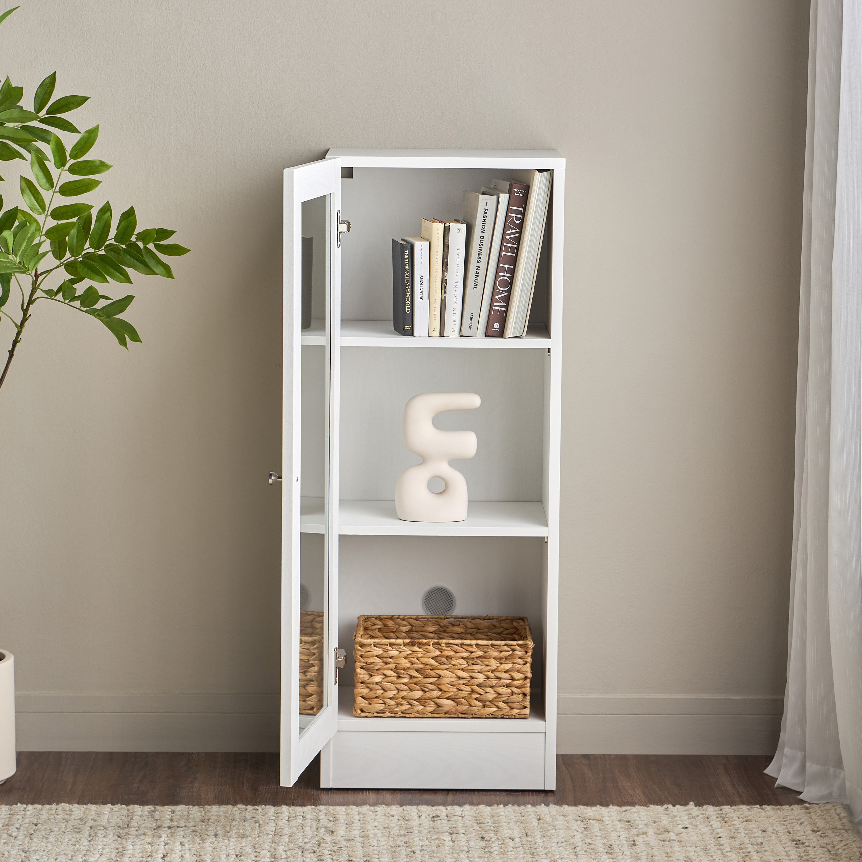 Brayden Short Bookcase With Glass Doors - Compact-furniture-office-bookcasesdividersandstorage-image-3