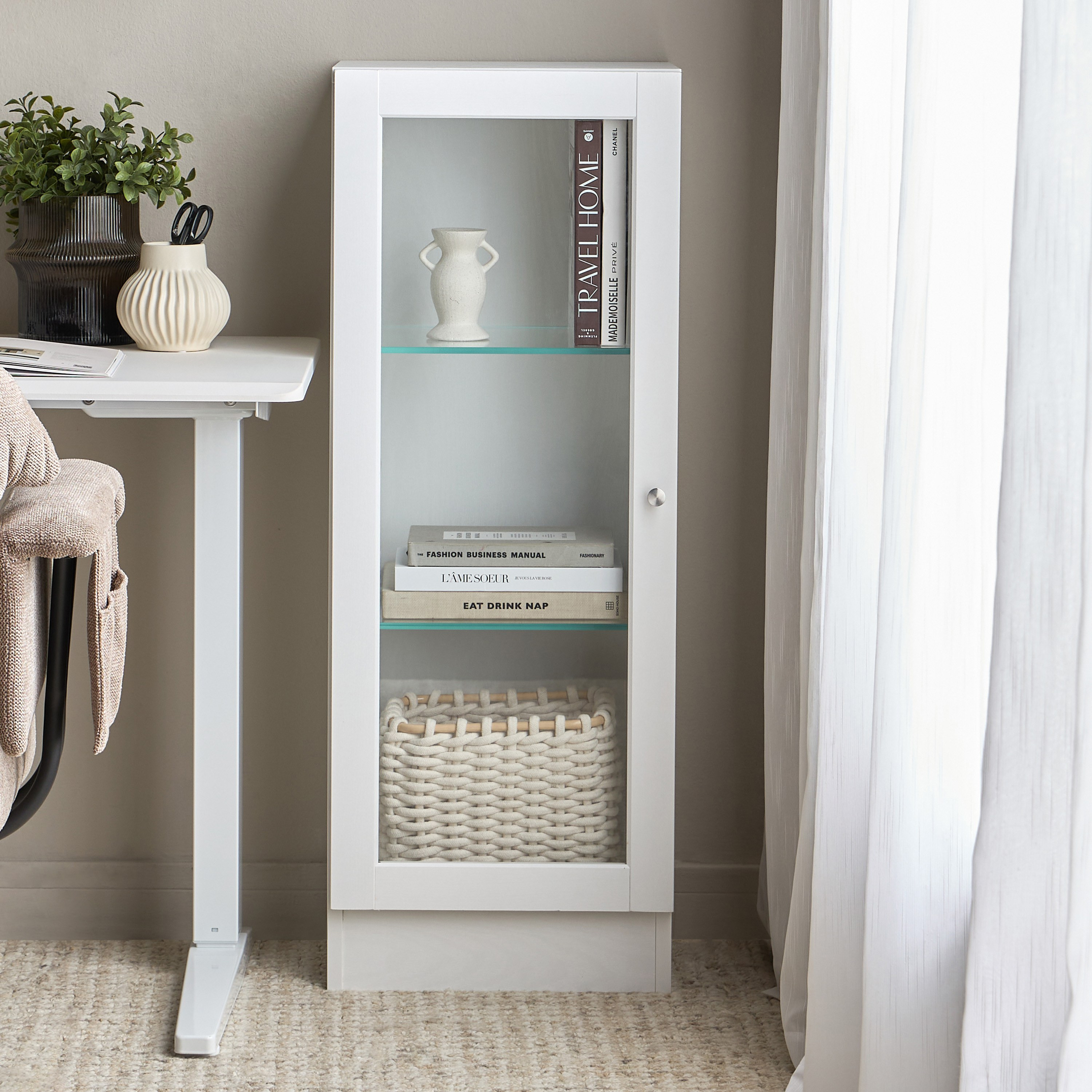 Brayden Bookcase Glass Shelf - Compact-furniture-office-bookcasesdividersandstorage-image-4