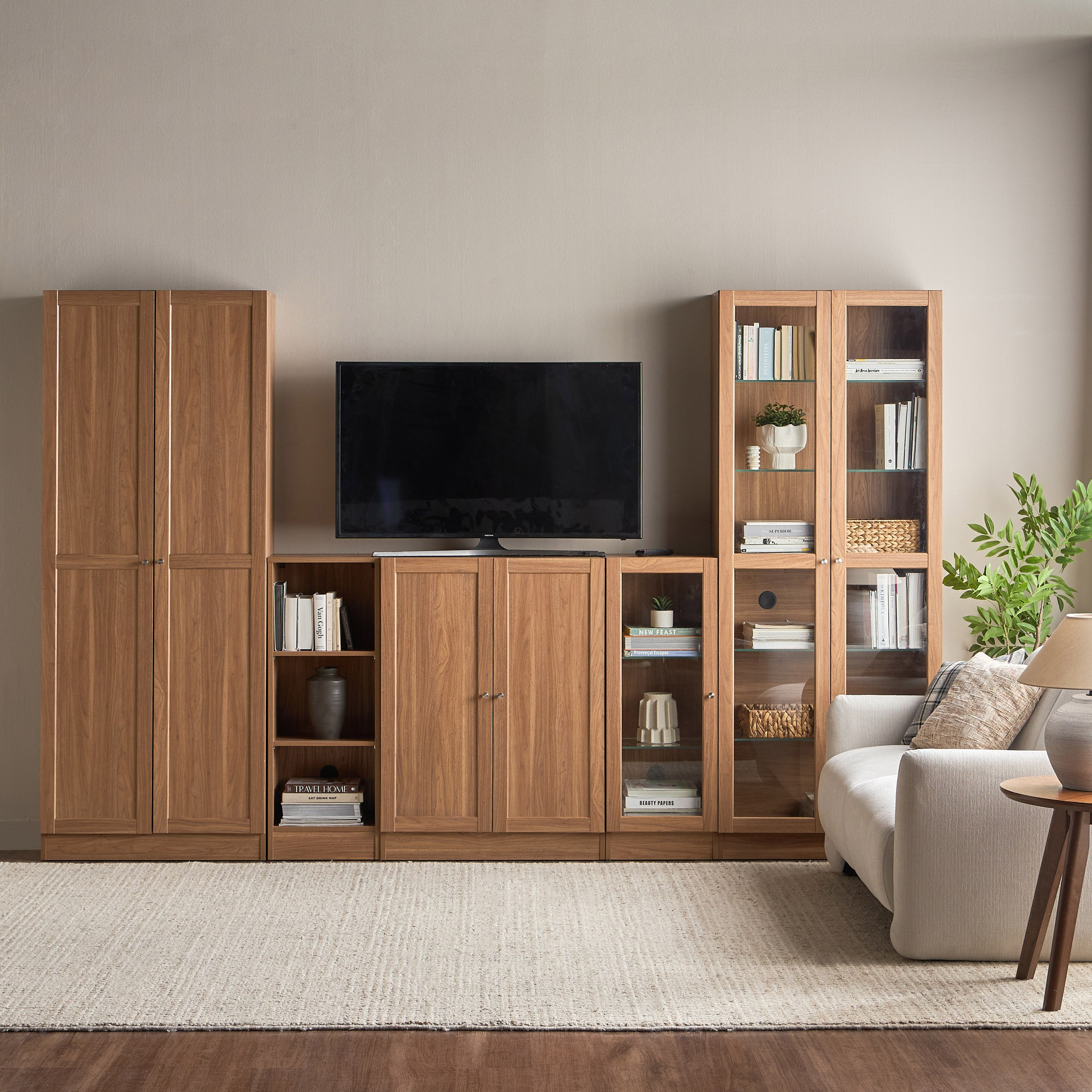 خزانة كتب صغيرة بأبواب - برايدن - واسعة-furniture-office-bookcasesdividersandstorage-image-8