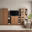 Brayden Short Bookcase With Doors - Wide-furniture-livingroom-storageanddisplaycabinets-image-8
