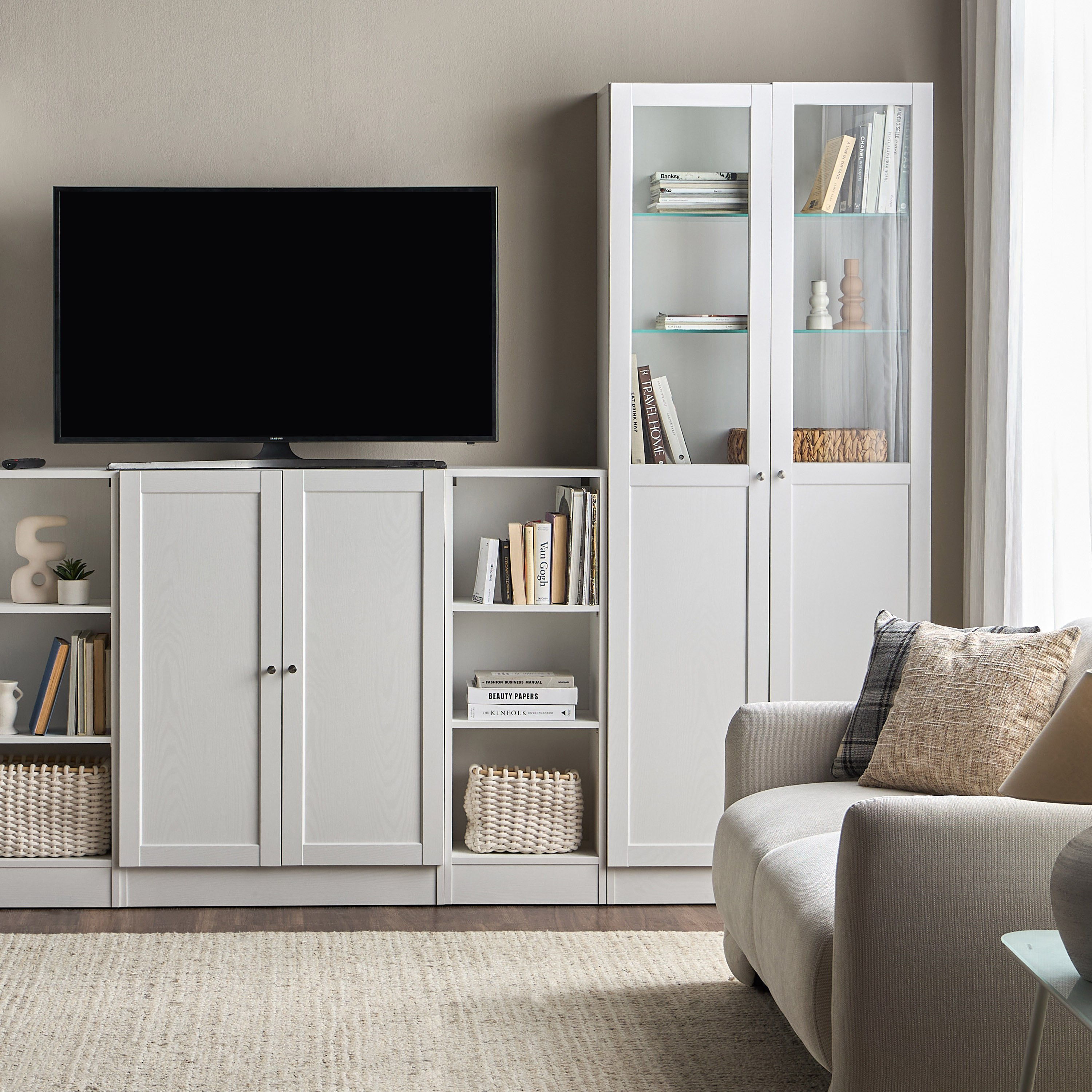 Brayden Bookcase Glass Shelf - Wide-furniture-office-bookcasesdividersandstorage-image-4