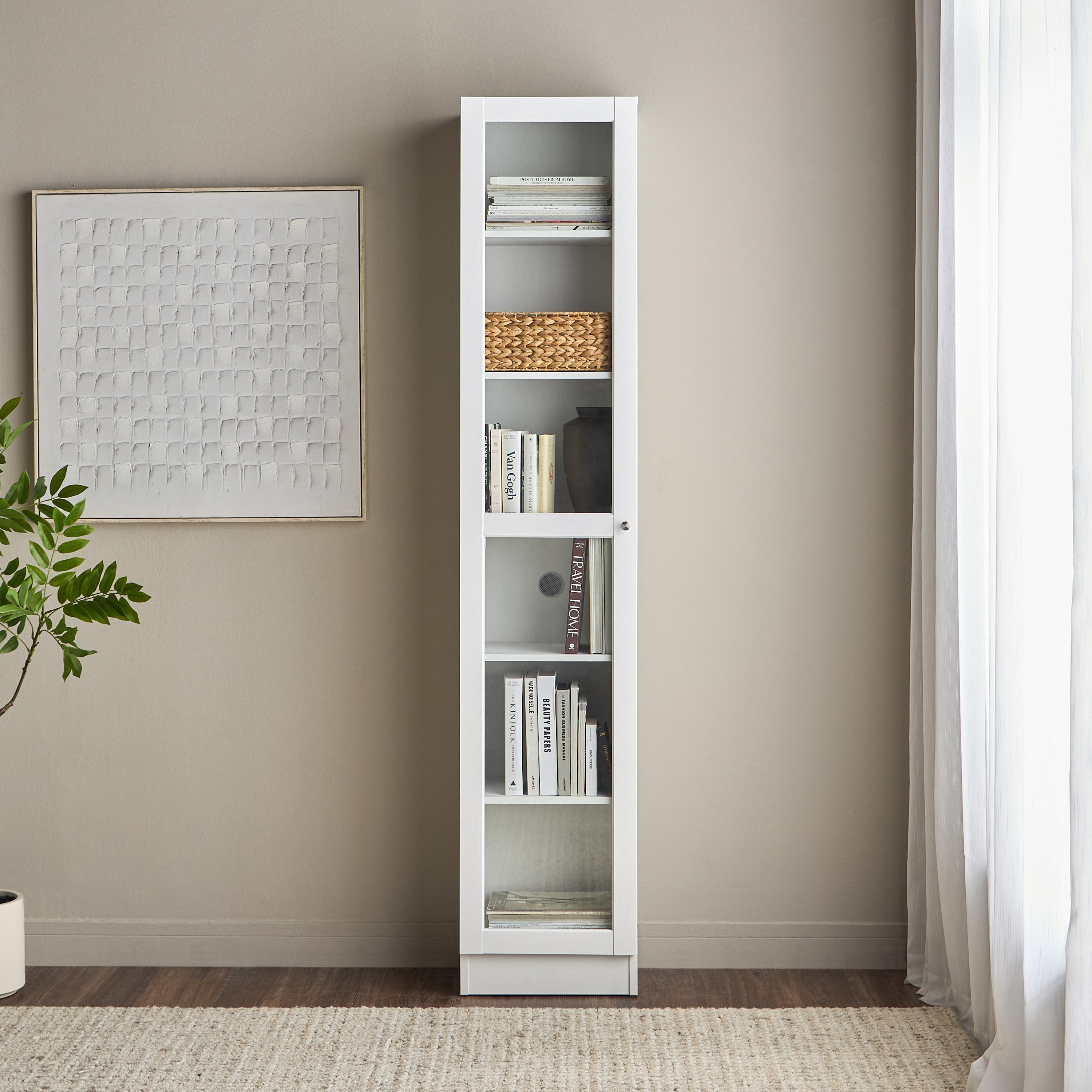 خزانة كتب طويلة بأبواب زجاجية - مدمجة - برايدن-furniture-office-bookcasesdividersandstorage-image-2