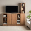 Brayden Tall Bookcase With Half Glass Doors - Compact-furniture-livingroom-storageanddisplaycabinets-image-10