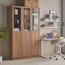 Brayden Tall Bookcase With Half Glass Doors - Compact-furniture-livingroom-storageanddisplaycabinets-image-7