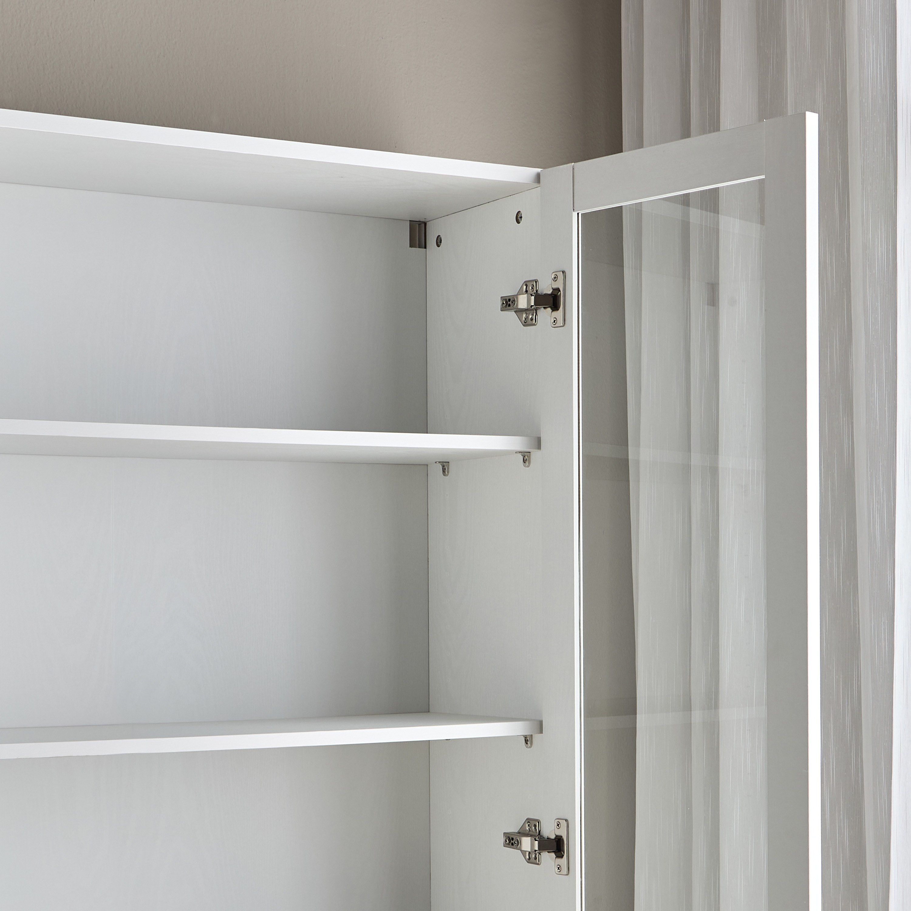 Brayden Tall Bookcase With Glass Doors - Wide-furniture-office-bookcasesdividersandstorage-image-4