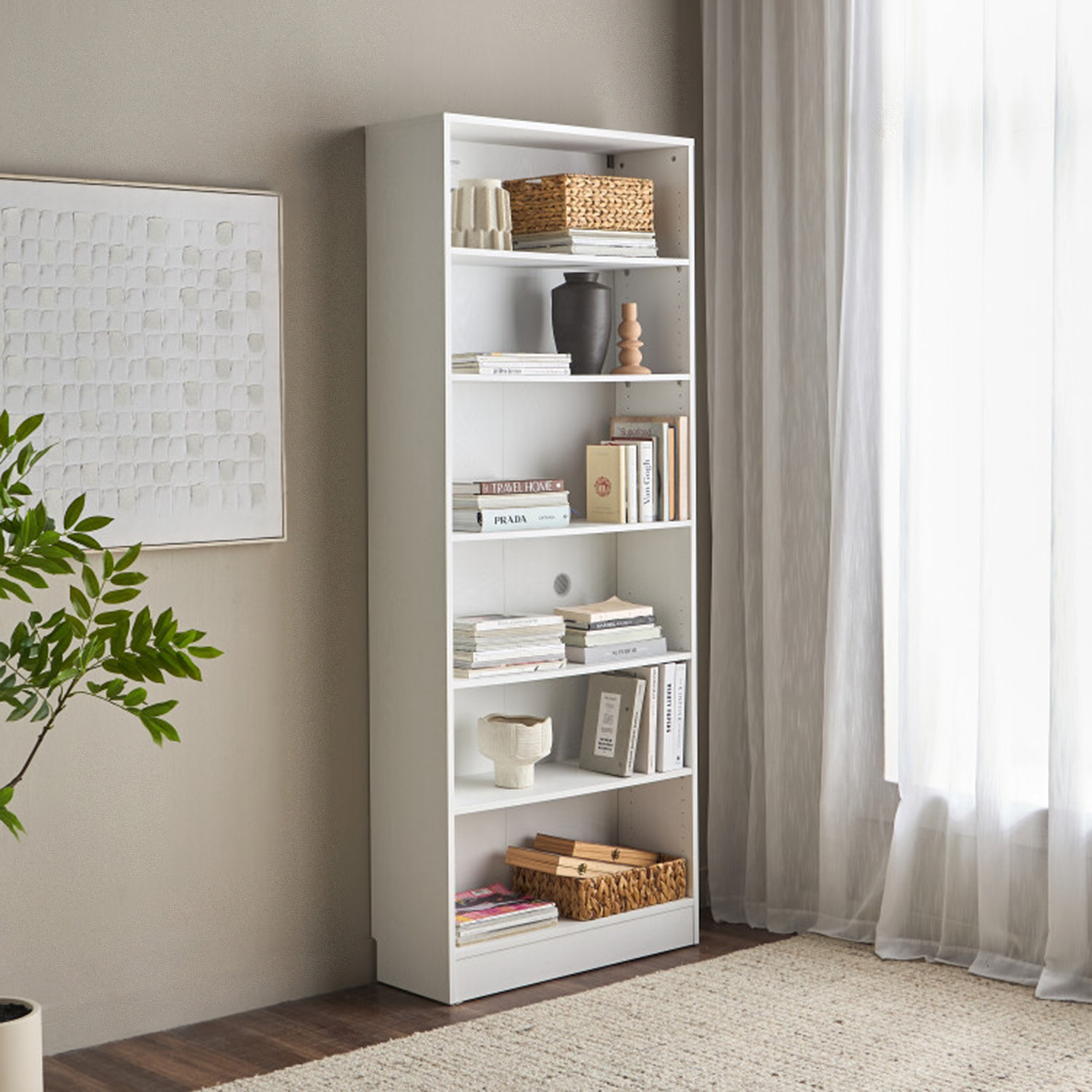 خزانة كتب طويلة - برايدن - واسعة-furniture-office-bookcasesdividersandstorage-image-1