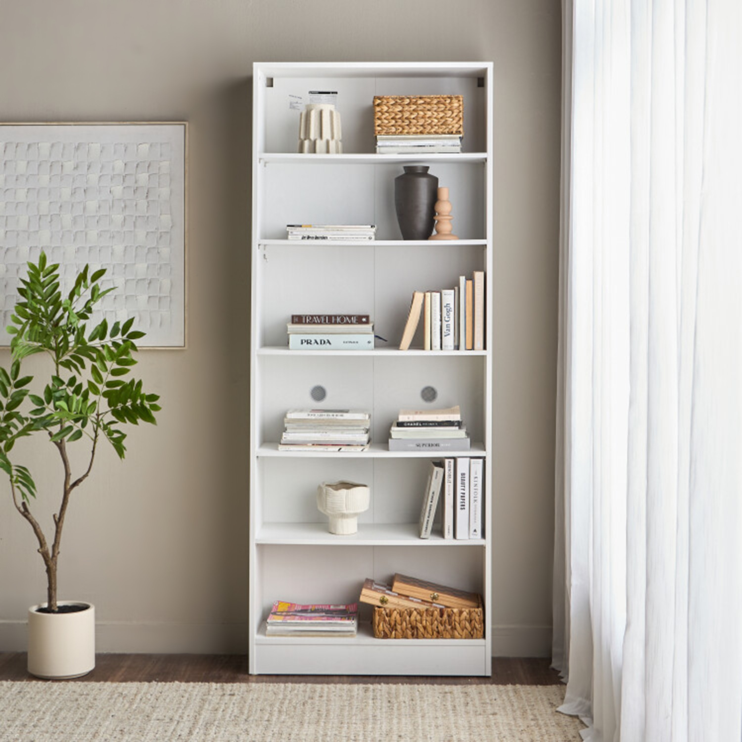 خزانة كتب طويلة - برايدن - واسعة-furniture-office-bookcasesdividersandstorage-image-2