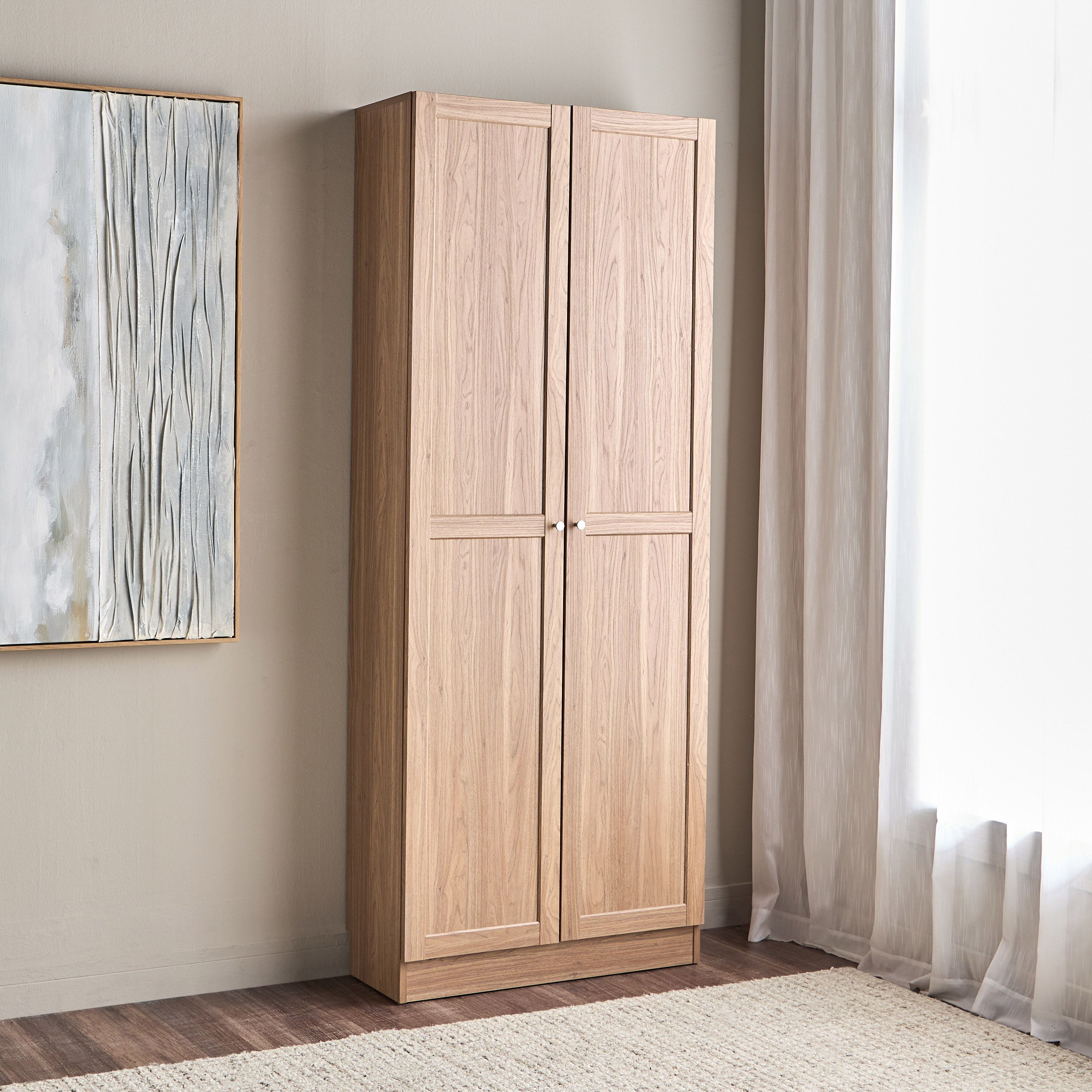 Brayden Tall Bookcase With Doors - Wide-furniture-office-bookcasesdividersandstorage-image-1