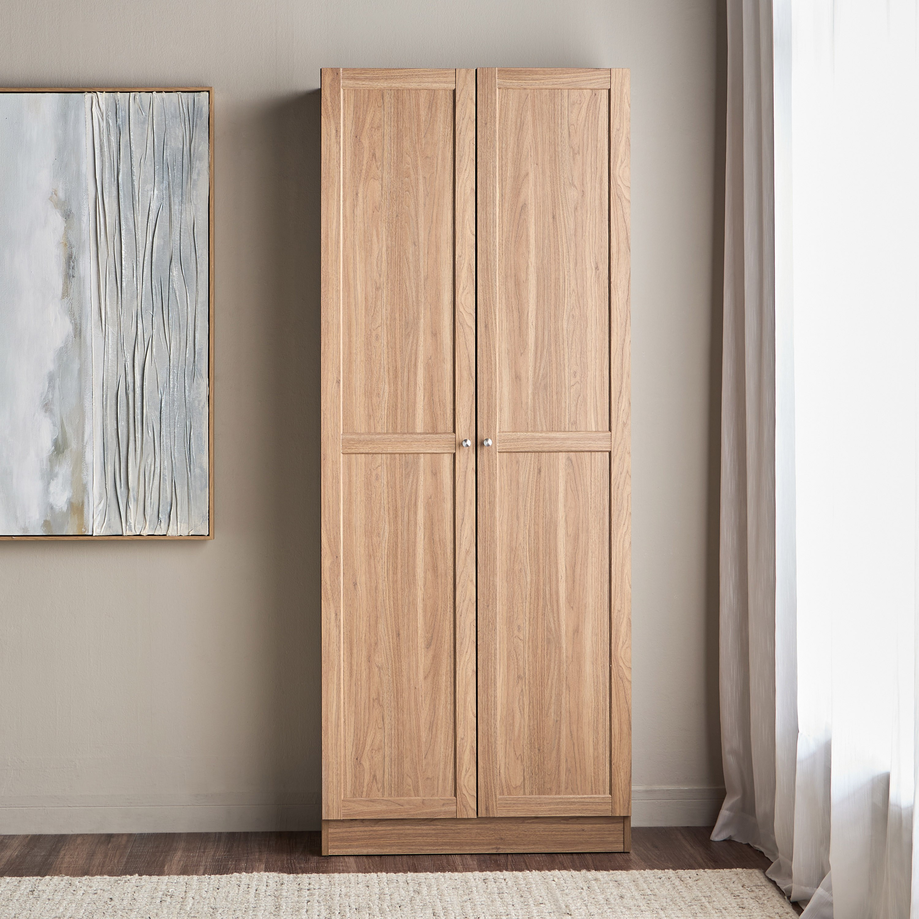 Brayden Tall Bookcase With Doors - Wide-furniture-office-bookcasesdividersandstorage-image-2