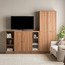 Brayden Tall Bookcase With Doors - Wide-furniture-livingroom-storageanddisplaycabinets-image-8