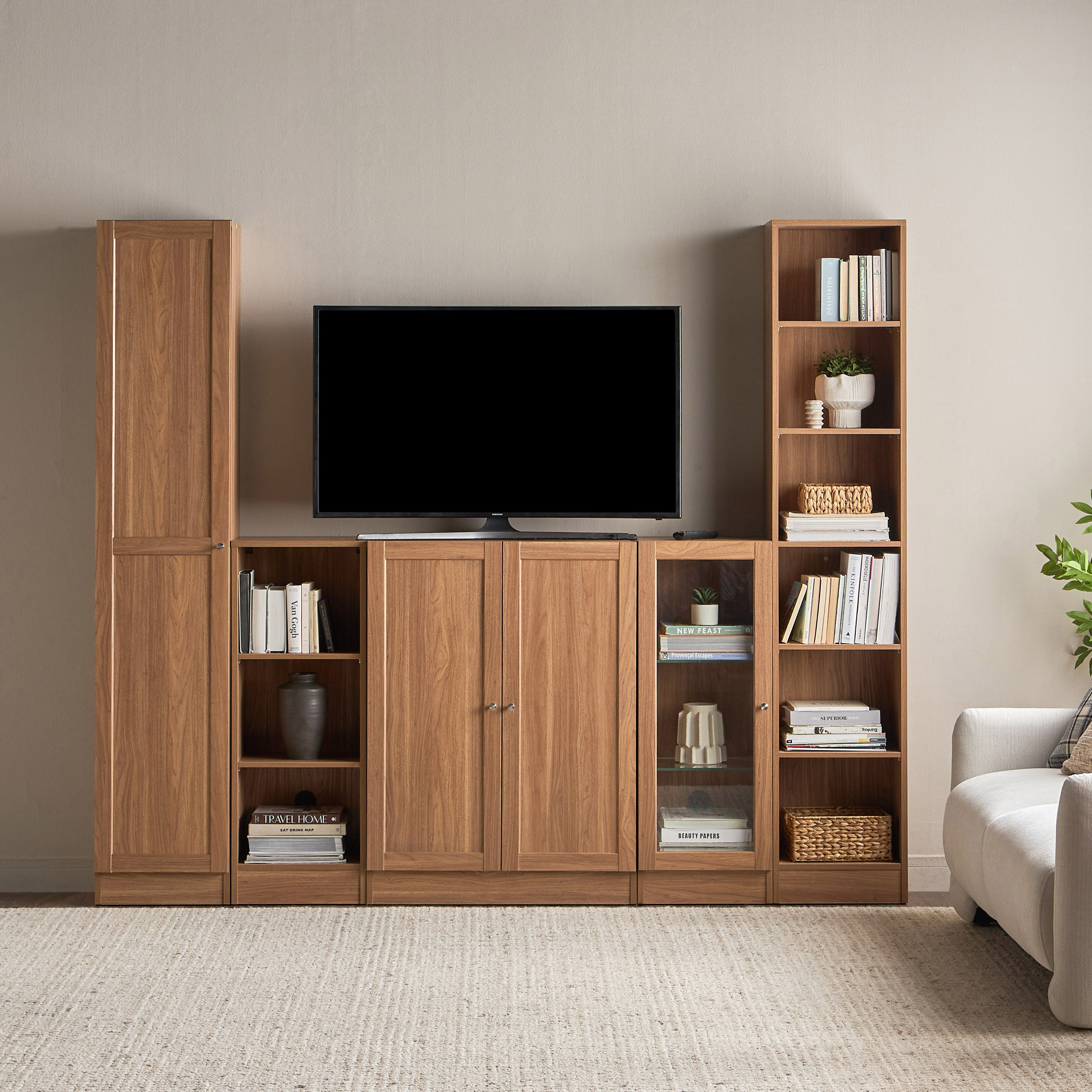 خزانة كتب طويلة - برايدن - صغيرة-furniture-office-bookcasesdividersandstorage-image-6