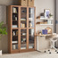 Brayden Tall Bookcase With Glass Doors - Compact-furniture-livingroom-storageanddisplaycabinets-image-16