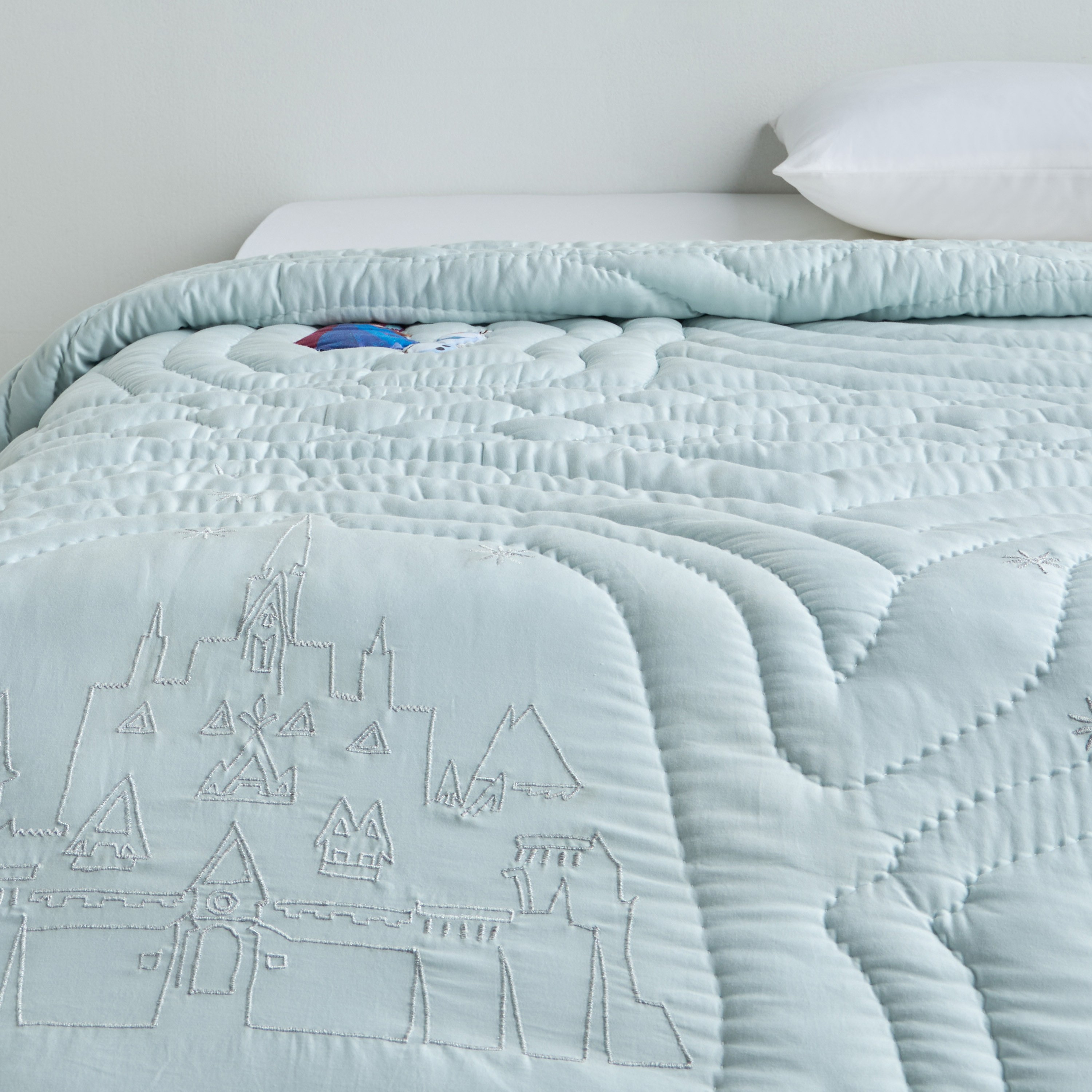 بطانية قطن بطبعات - 160x220 سم-babyandkids-beddingandwindows-bedding-blanketsandquilts-image-2