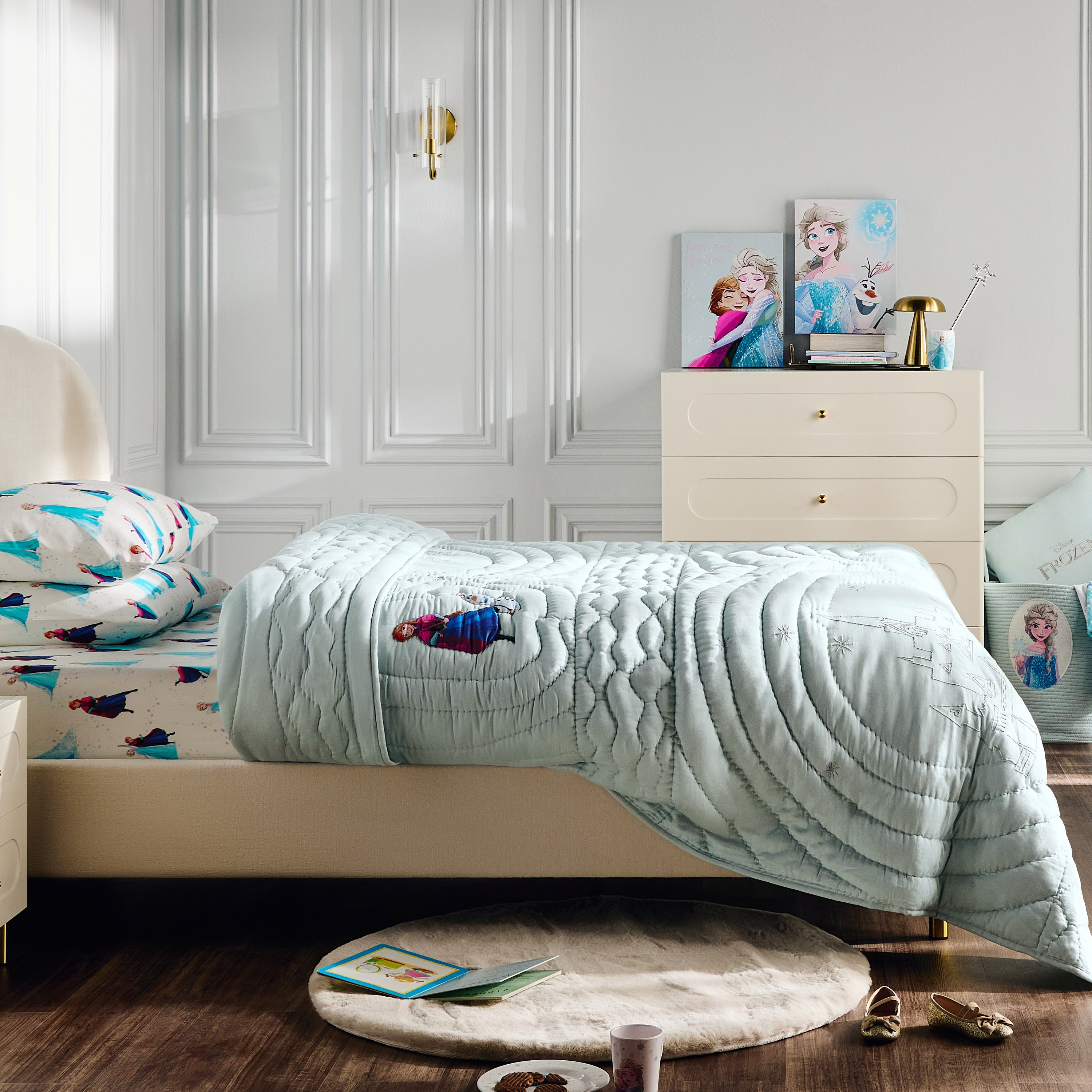 بطانية قطن بطبعات - 160x220 سم-babyandkids-beddingandwindows-bedding-blanketsandquilts-image-6