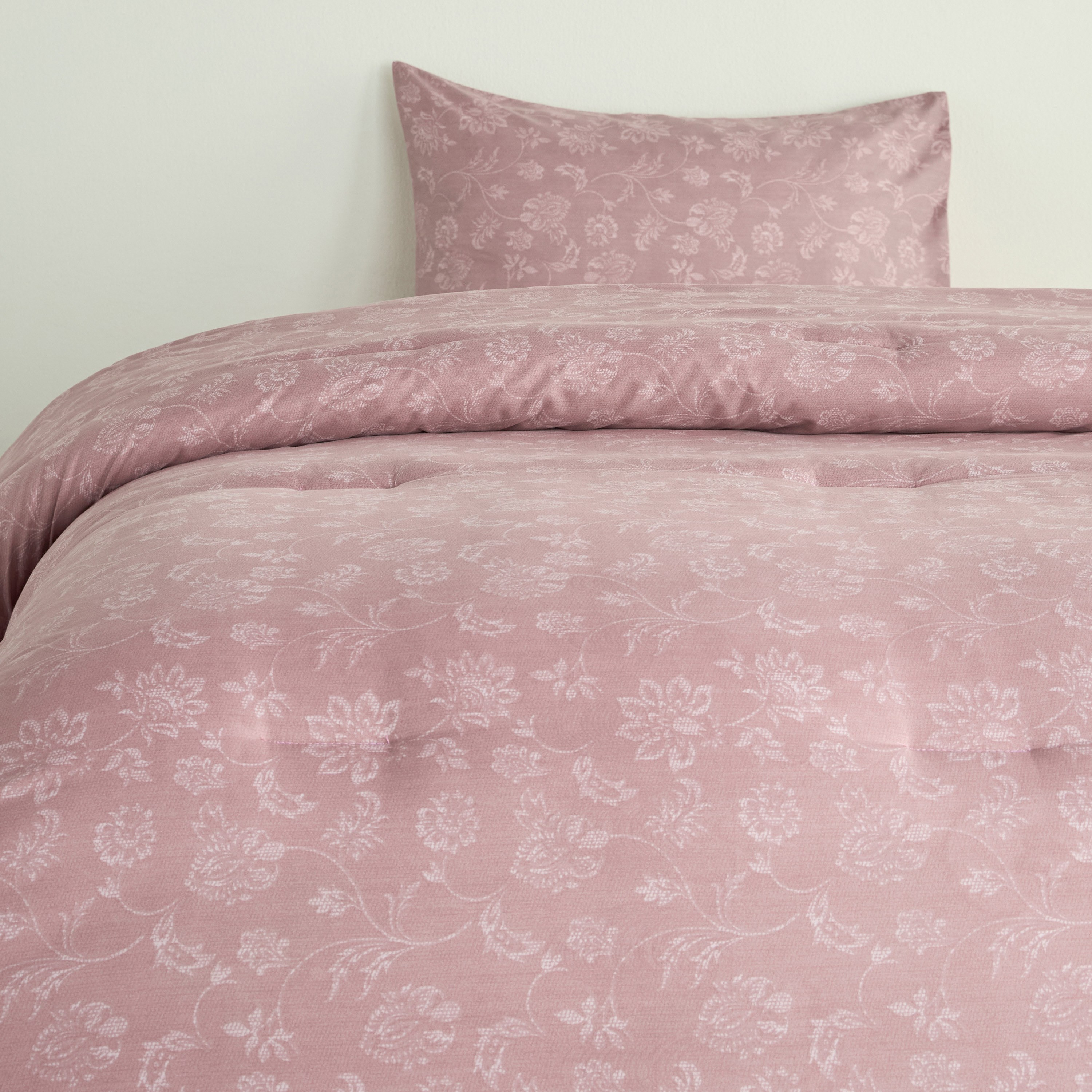Nayda Floral Print 2-Piece Full Comforter Set -160x230 cm-household-bedding-comfortersandbedspreads-comforters-image-2