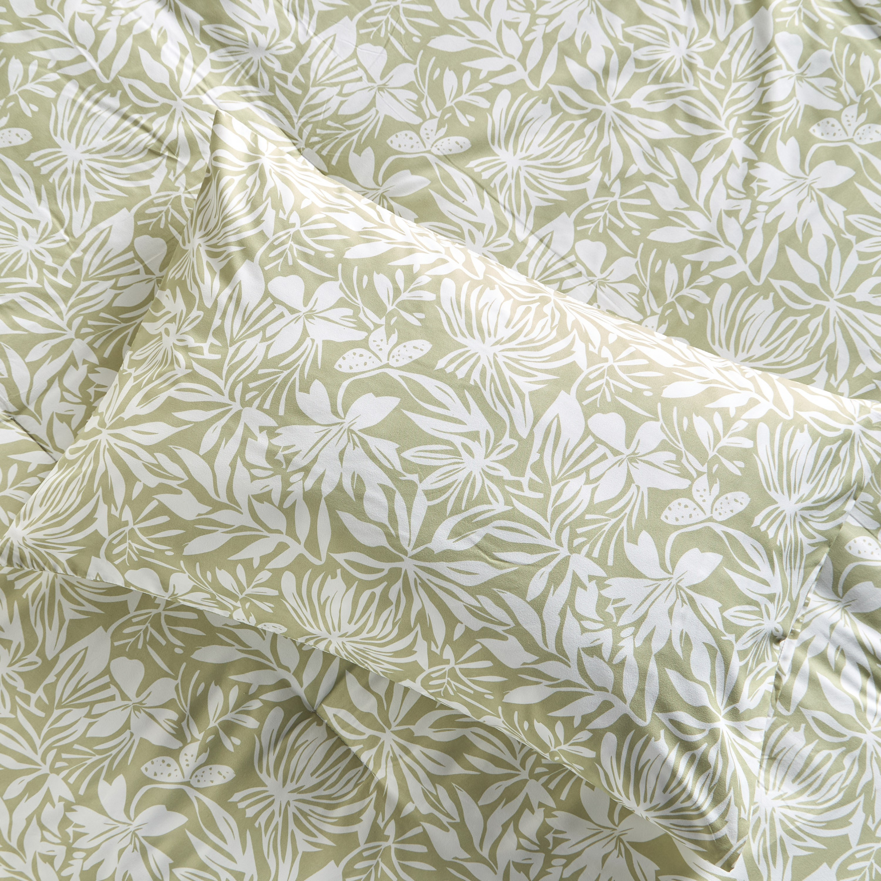 Nimfa Microfibre Floral 2-Piece Full Comforter Set - 160x230 cm-household-bedding-comfortersandbedspreads-comforters-image-3