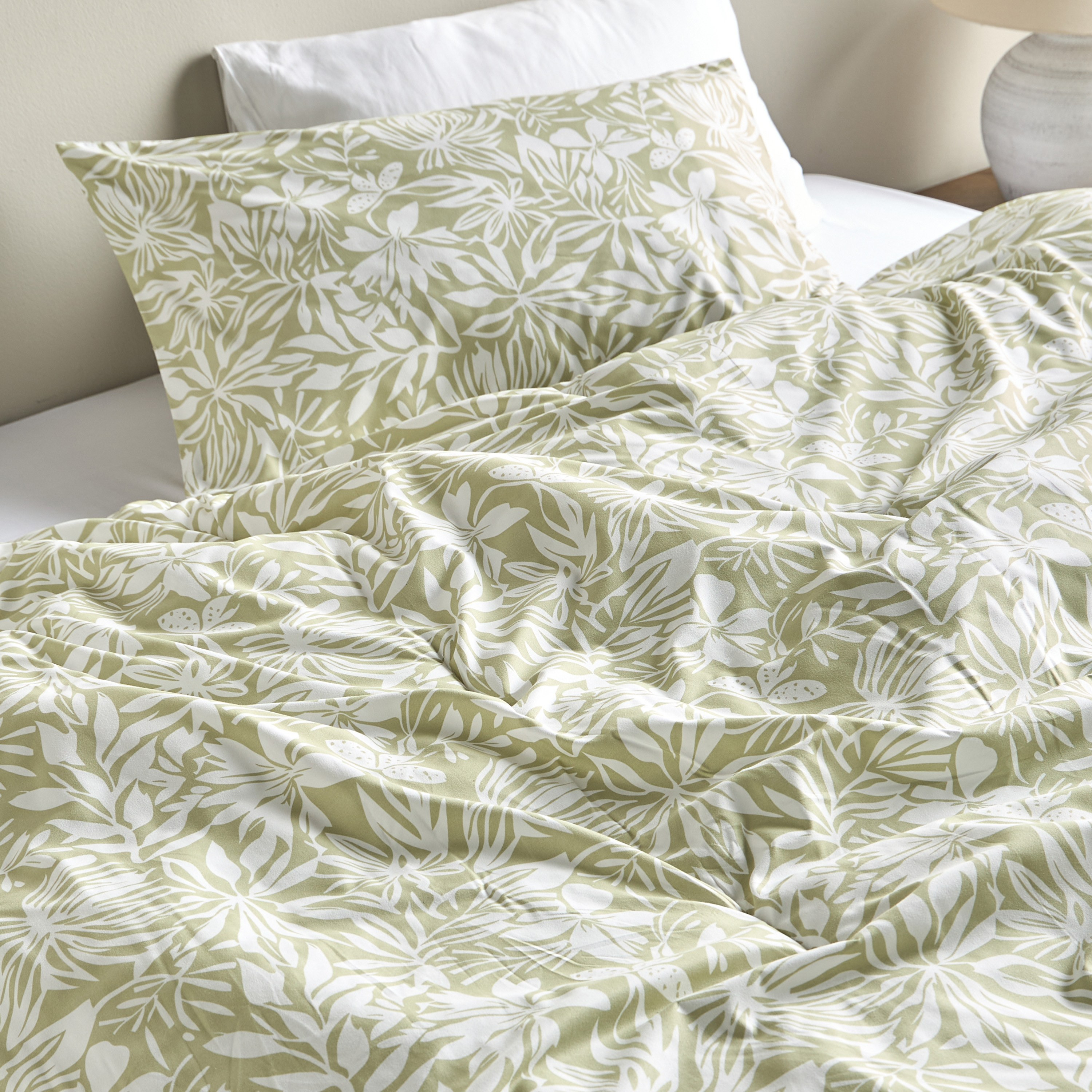 Nimfa Microfibre Floral 2-Piece Full Comforter Set - 160x230 cm-household-bedding-comfortersandbedspreads-comforters-image-5