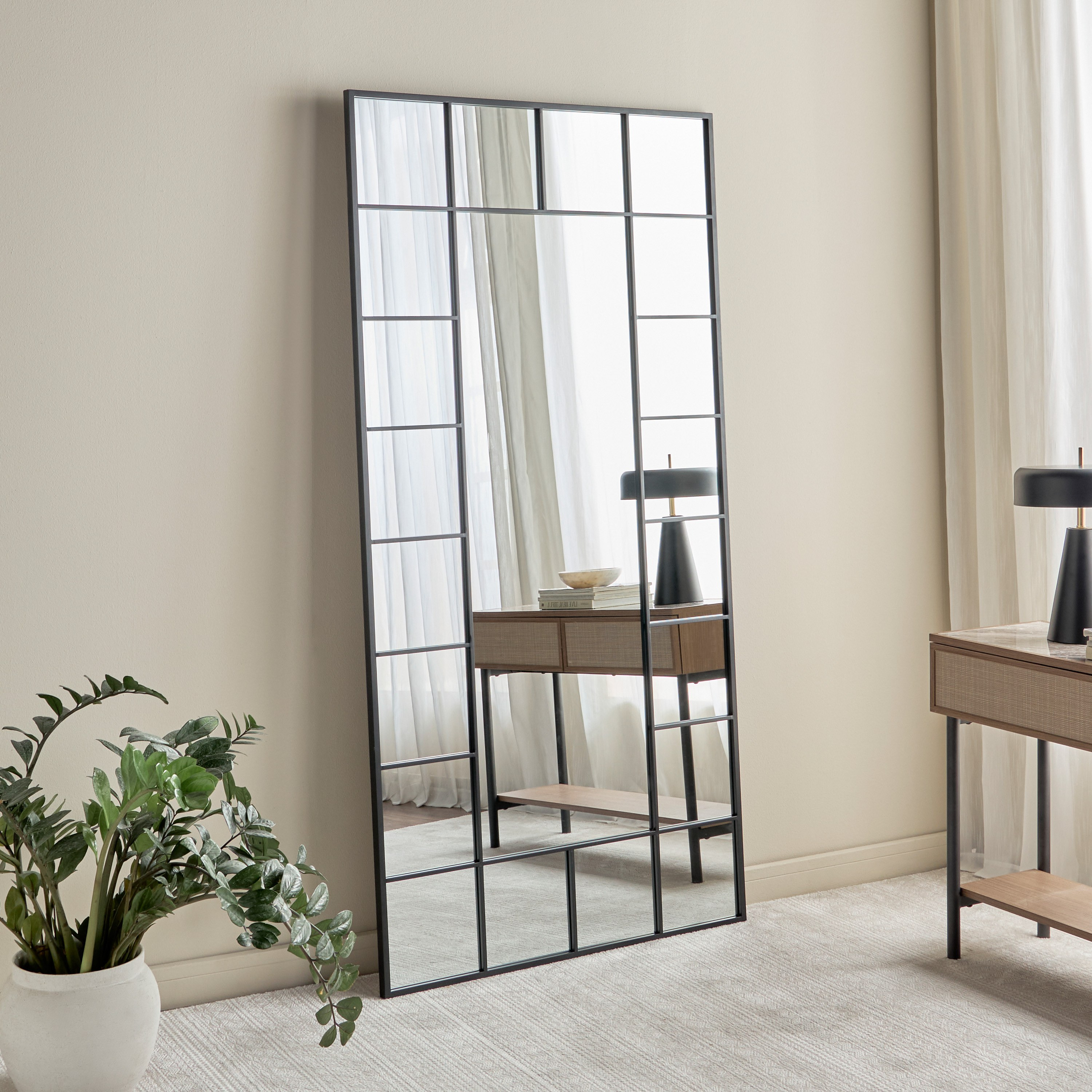 Amarus Leaner Floor Mirror - 200x100 cm-household-walldecorandmirrors-mirrors-floormirrors-image-1