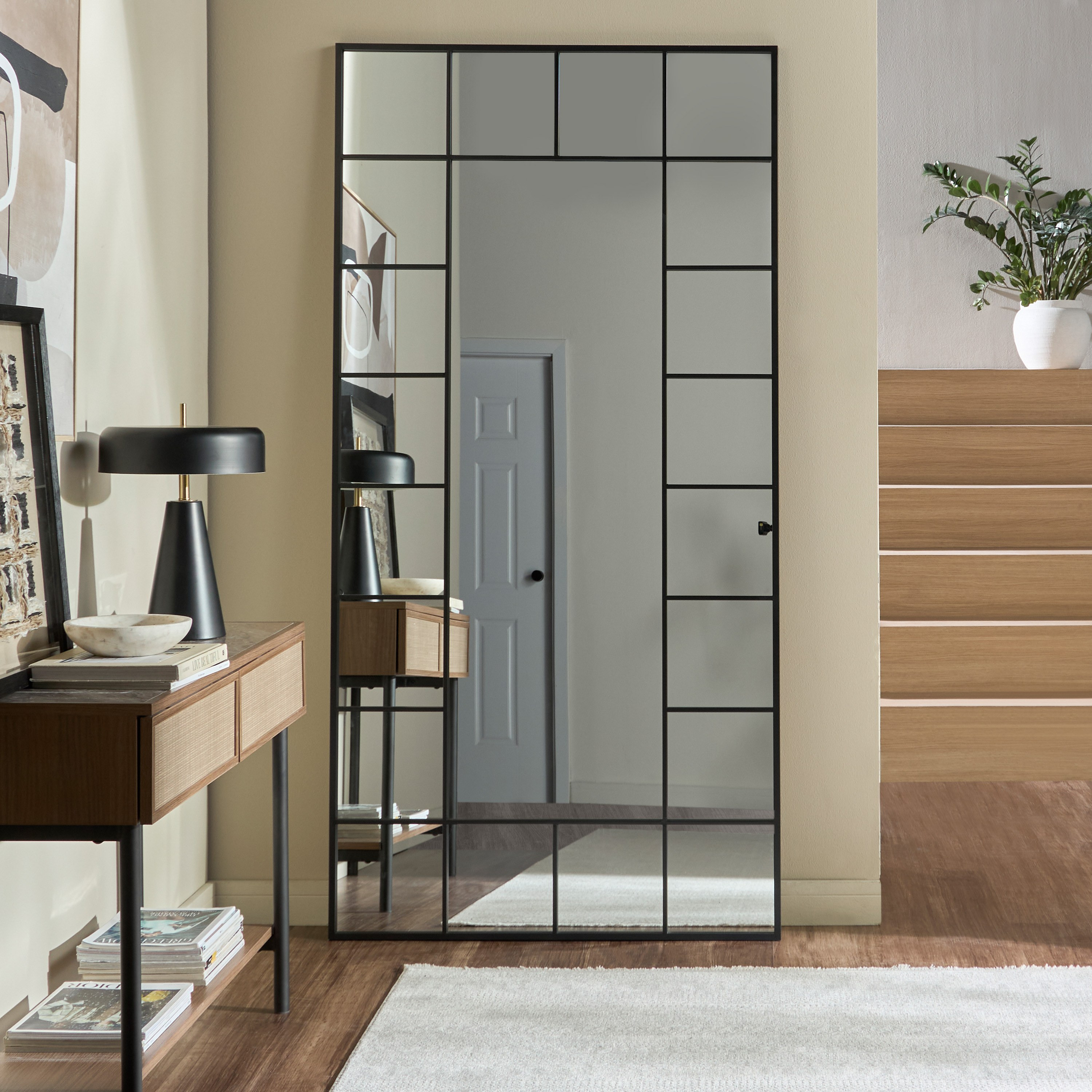 Amarus Leaner Floor Mirror - 200x100 cm-household-walldecorandmirrors-mirrors-floormirrors-image-3