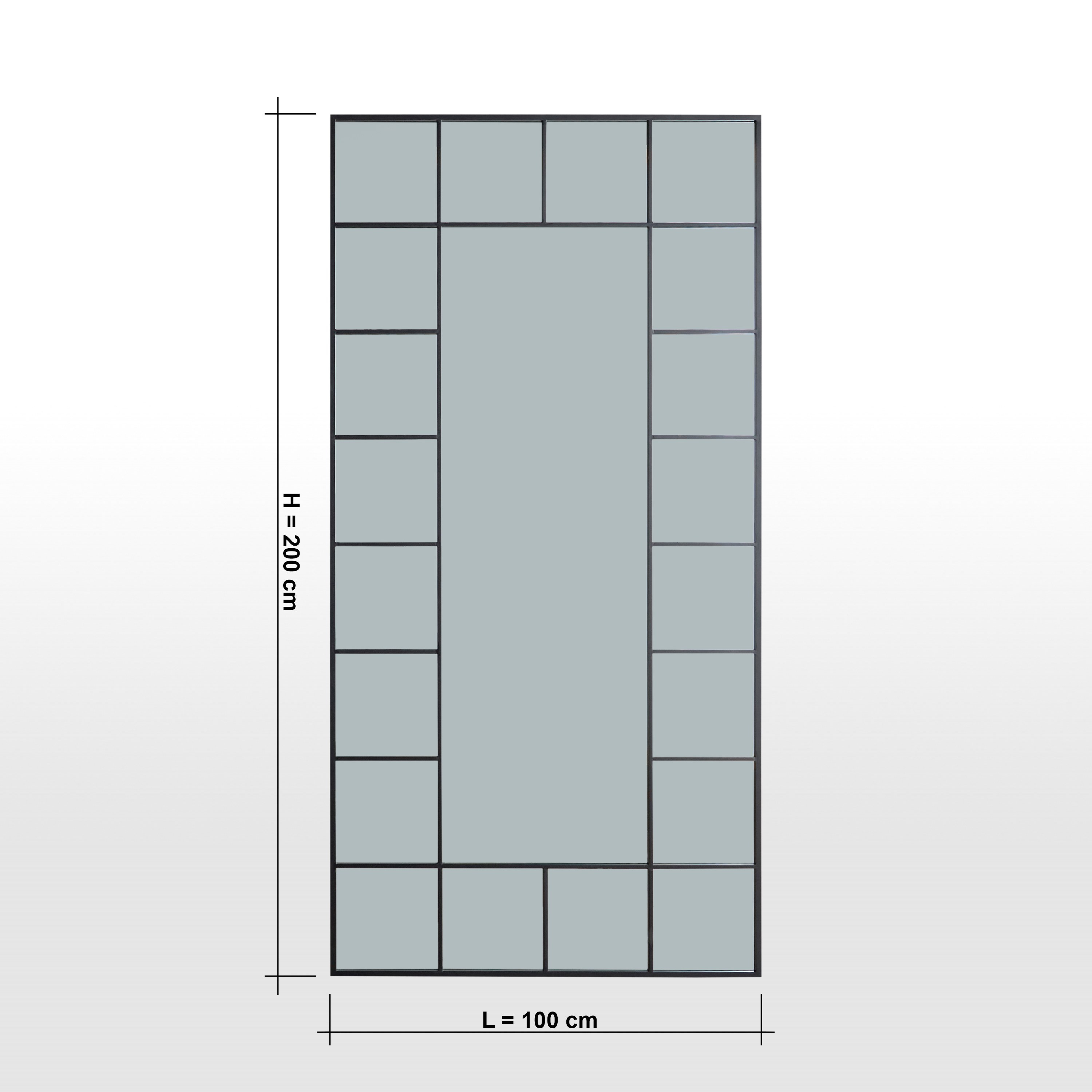 Amarus Leaner Floor Mirror - 200x100 cm-household-walldecorandmirrors-mirrors-floormirrors-image-4