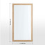 مرآة أرضية مؤطرة مشطوفة - دارين - 193 × 103 سم-household-walldecorandmirrors-mirrors-floormirrors-image-1