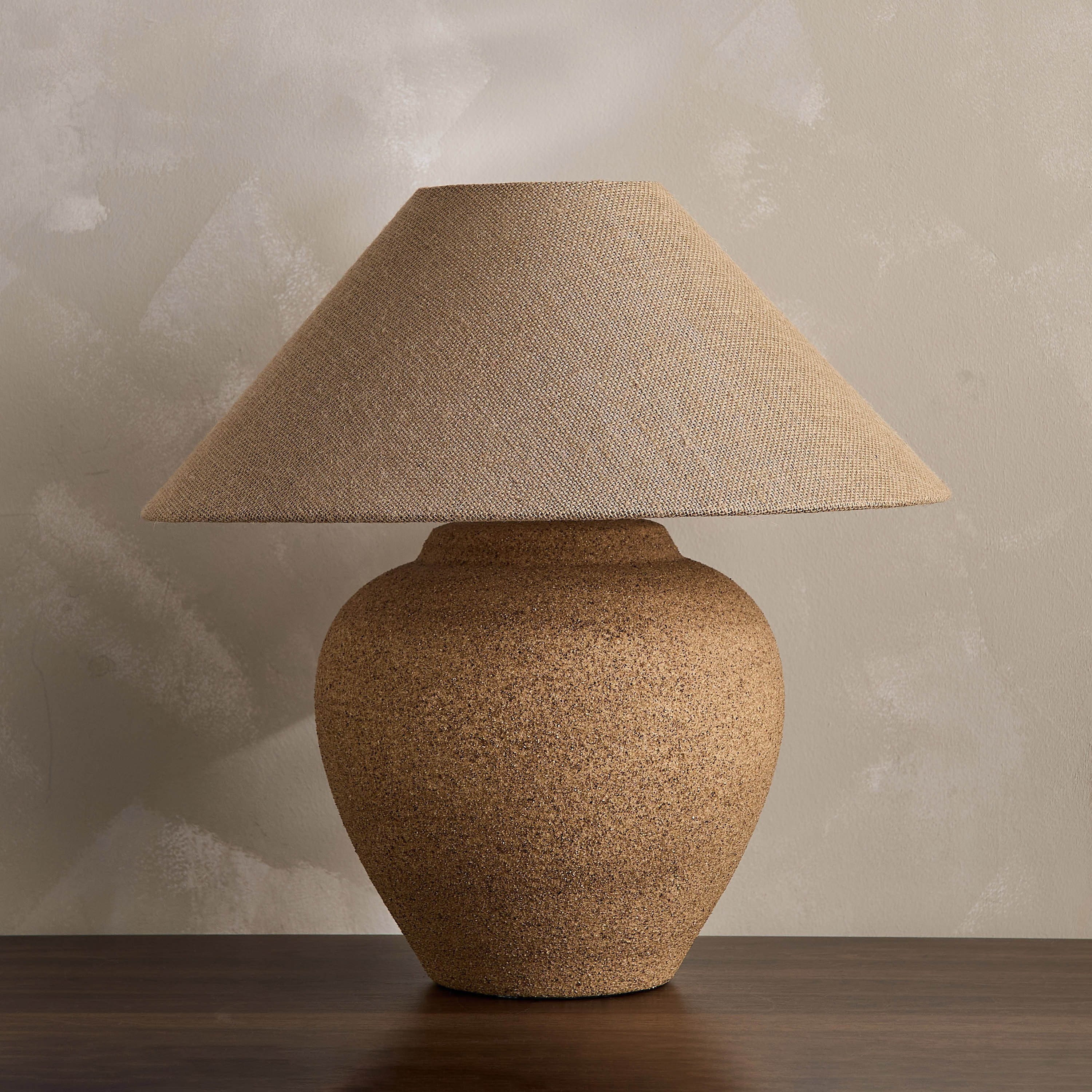 Barley Ceramic Table Lamp - 48 cm-household-lighting-tableanddesklamps-image-1