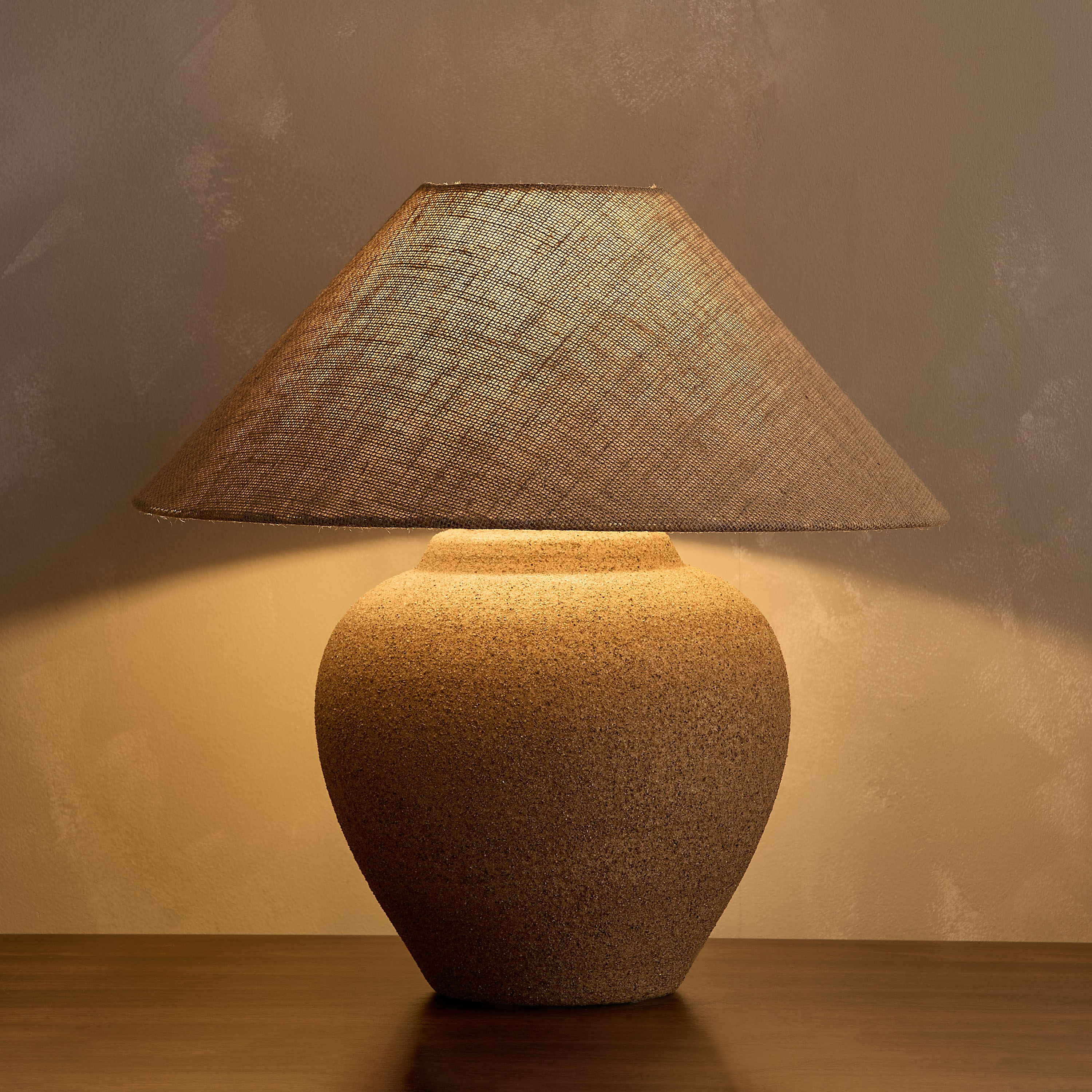 Barley Ceramic Table Lamp - 48 cm-household-lighting-tableanddesklamps-image-2