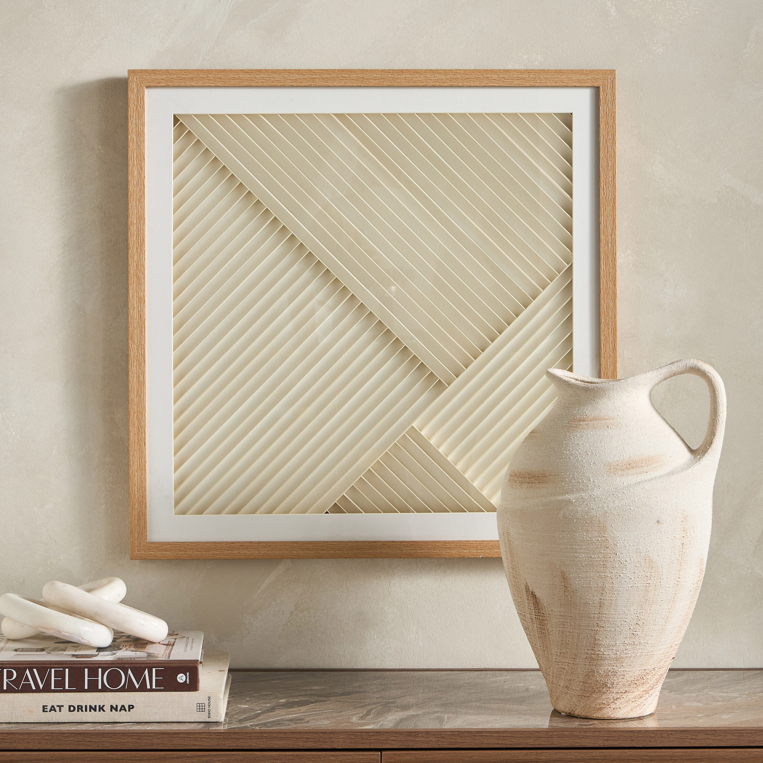 Notus 3D Framed Wall Art - 60x60 cm-household-walldecorandmirrors-wallart-image-3