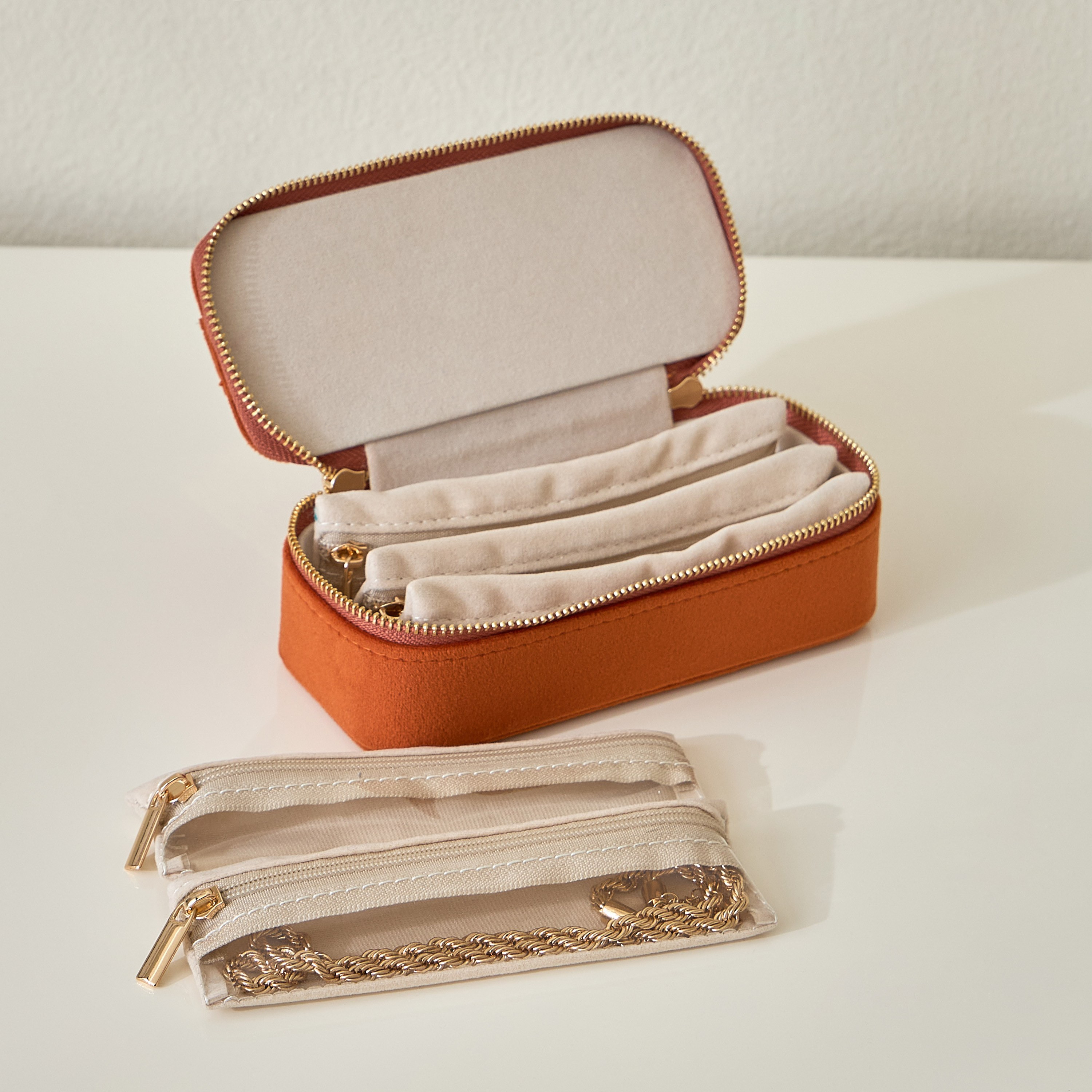 منظّم مجوهرات بـ5 أقسام - إلينور-household-storage-jewelleryorganizing-jewelleryboxesandstands-image-2