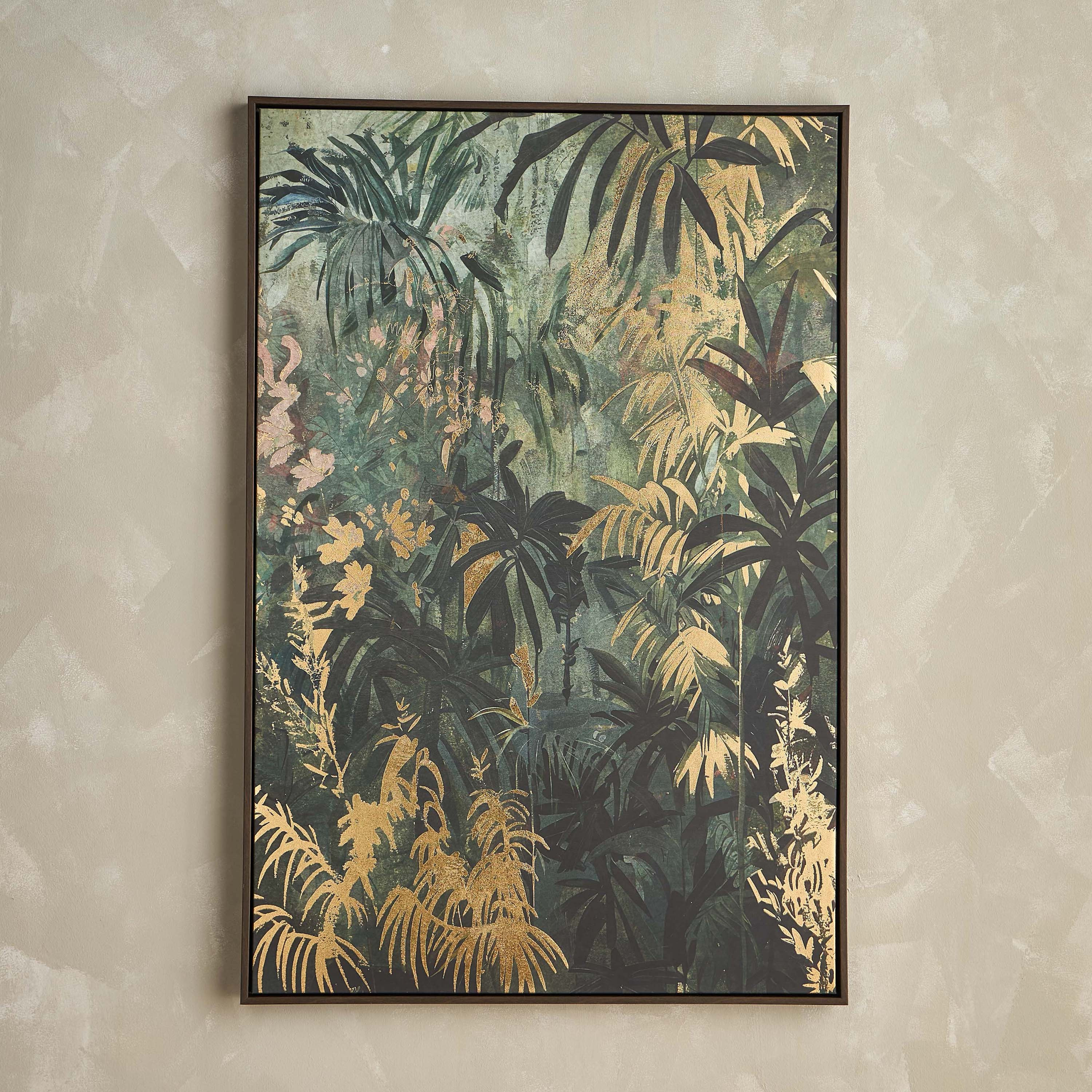 Celosia Framed Canvas Wall Art - 80x120 cm