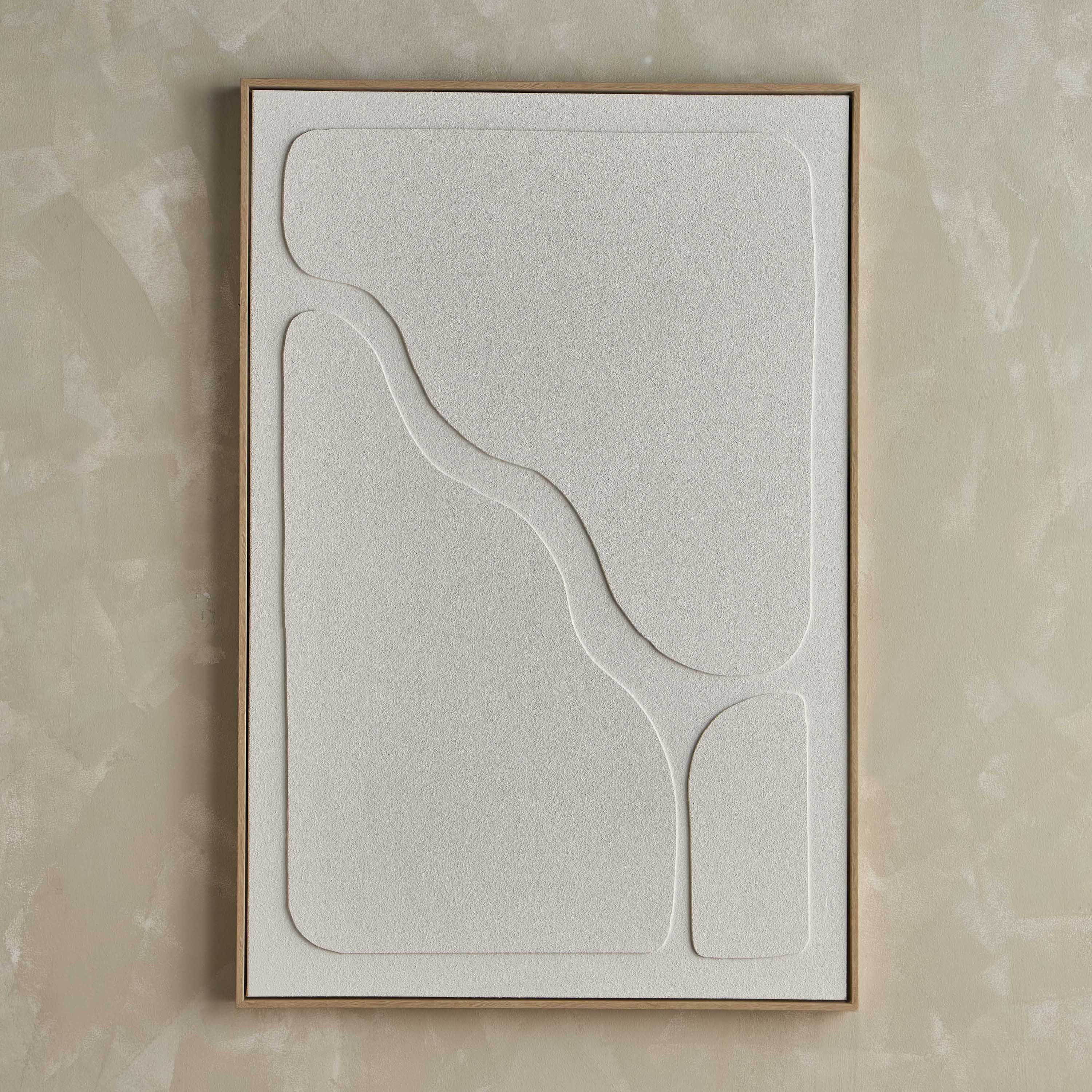 Isahel Hand-painted Framed Canvas Wall Art - 80x120 cm