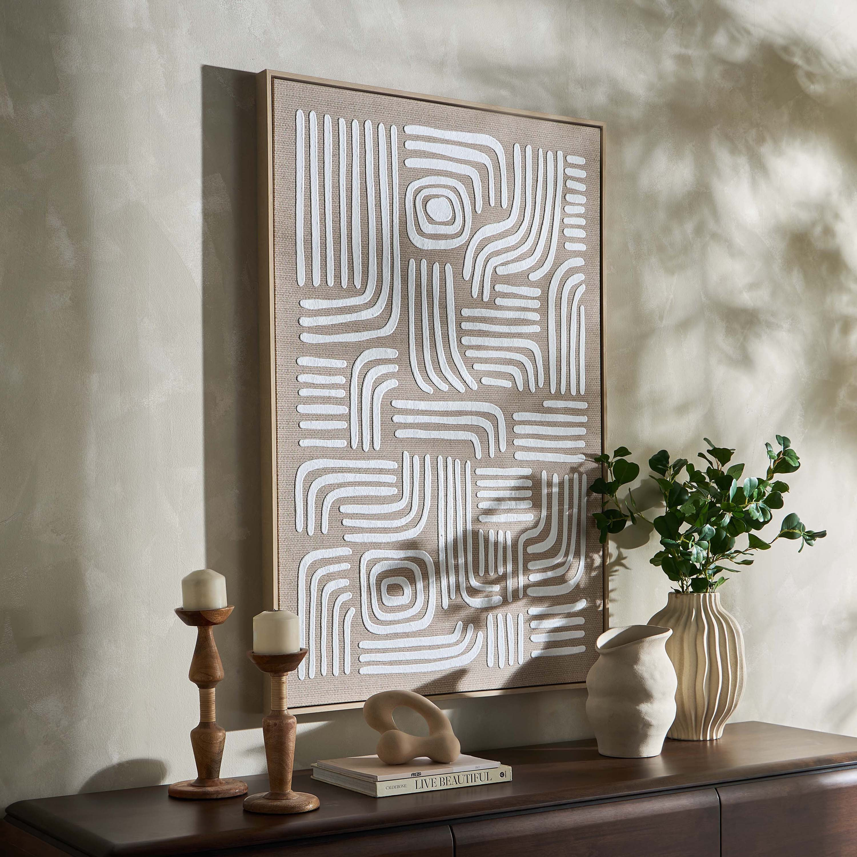 Haliya Framed Canvas Wall Art - 80x120 cm-household-walldecorandmirrors-wallart-image-3