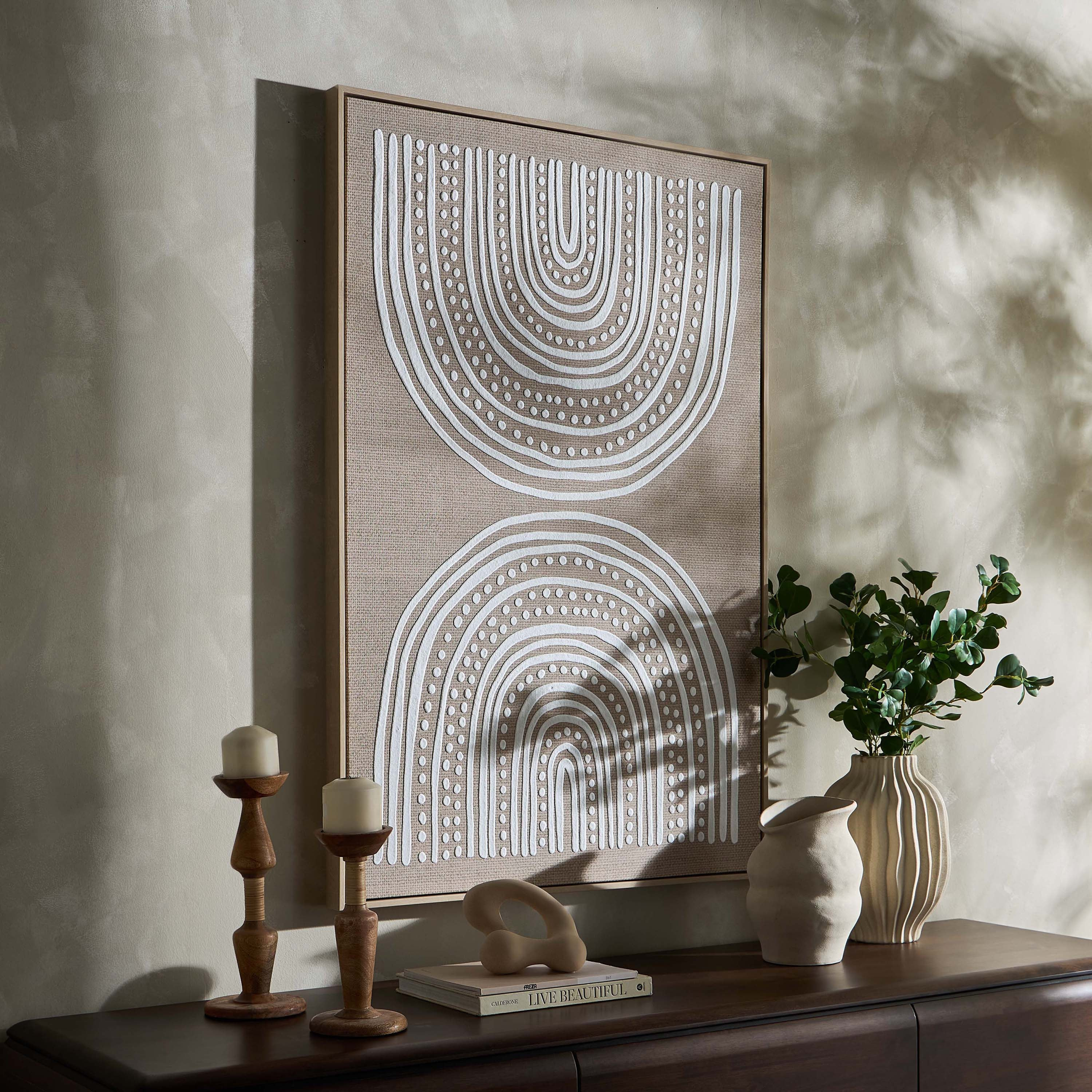 Maleya Framed Canvas Wall Art - 80x120 cm-household-walldecorandmirrors-wallart-image-3