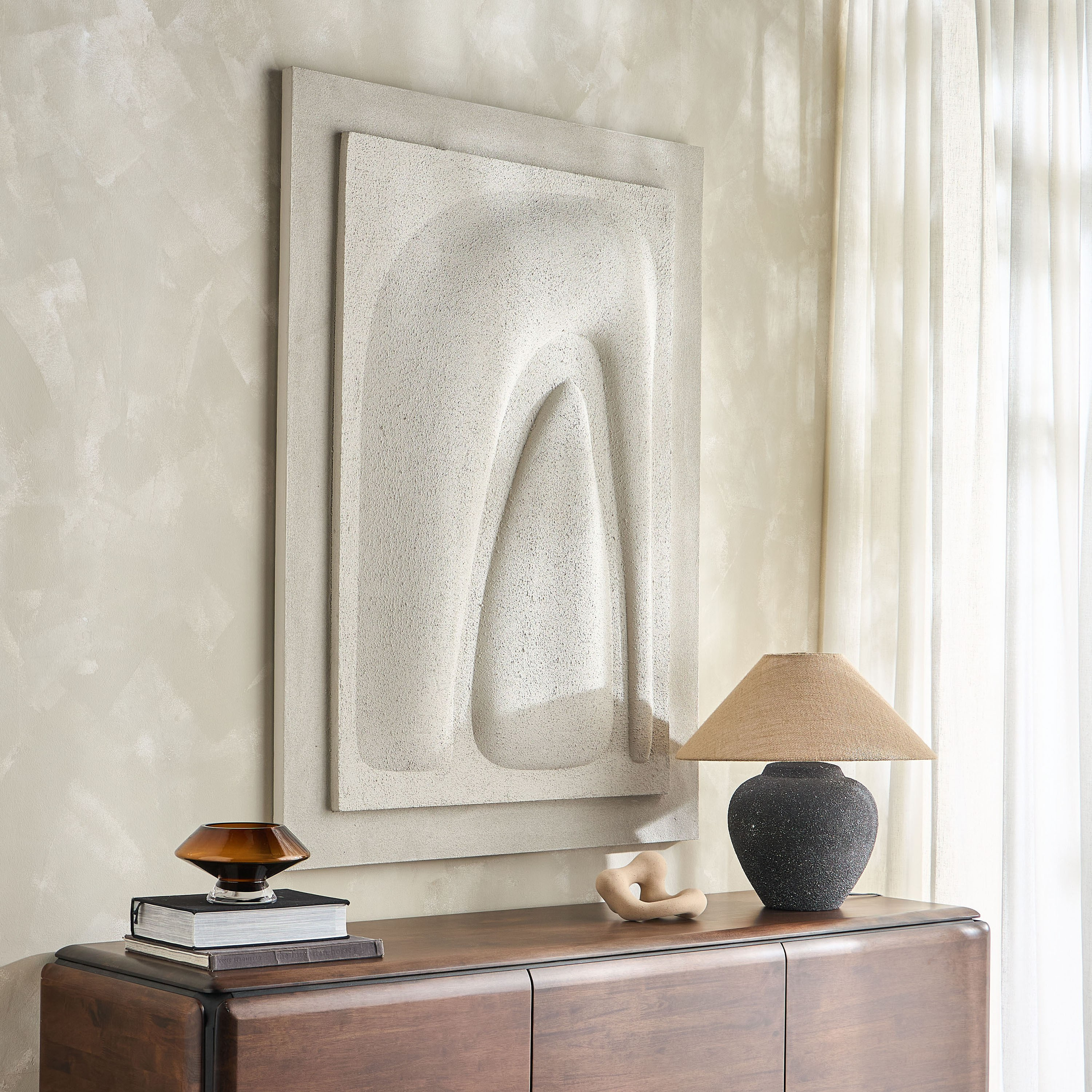 Enno Hand-painted Unframed Wall Art - 100x140 cm-household-walldecorandmirrors-wallart-image-3