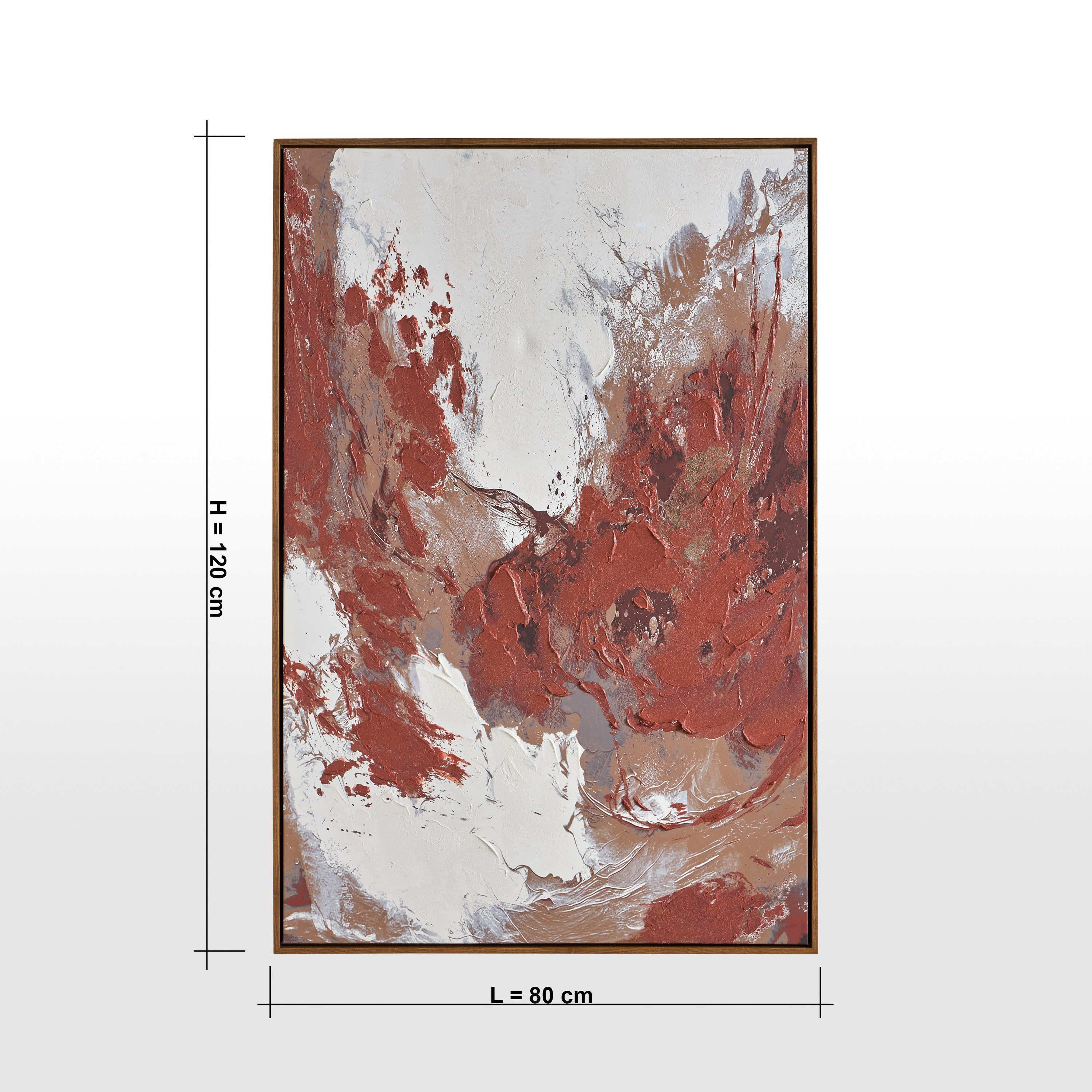 زينة حائط كانفاس مؤطرة - دييترا - 80x120 سم-household-walldecorandmirrors-wallart-image-4
