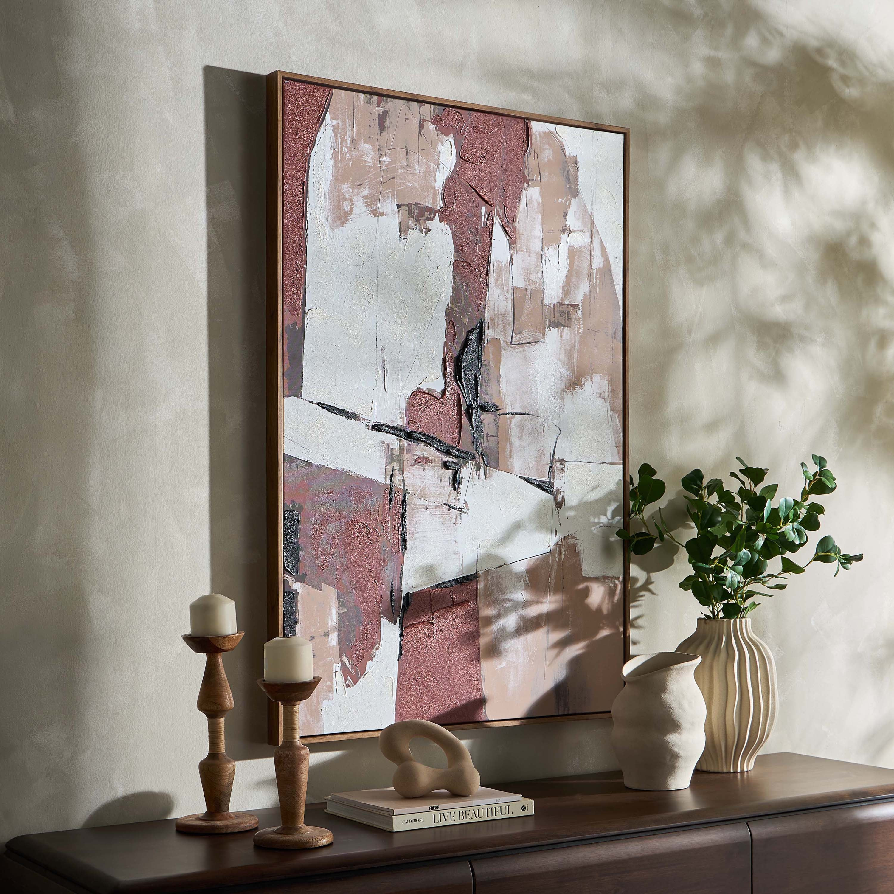 زينة حائط كانفاس مؤطرة - يوجينا - 80x120 سم-household-walldecorandmirrors-wallart-image-3
