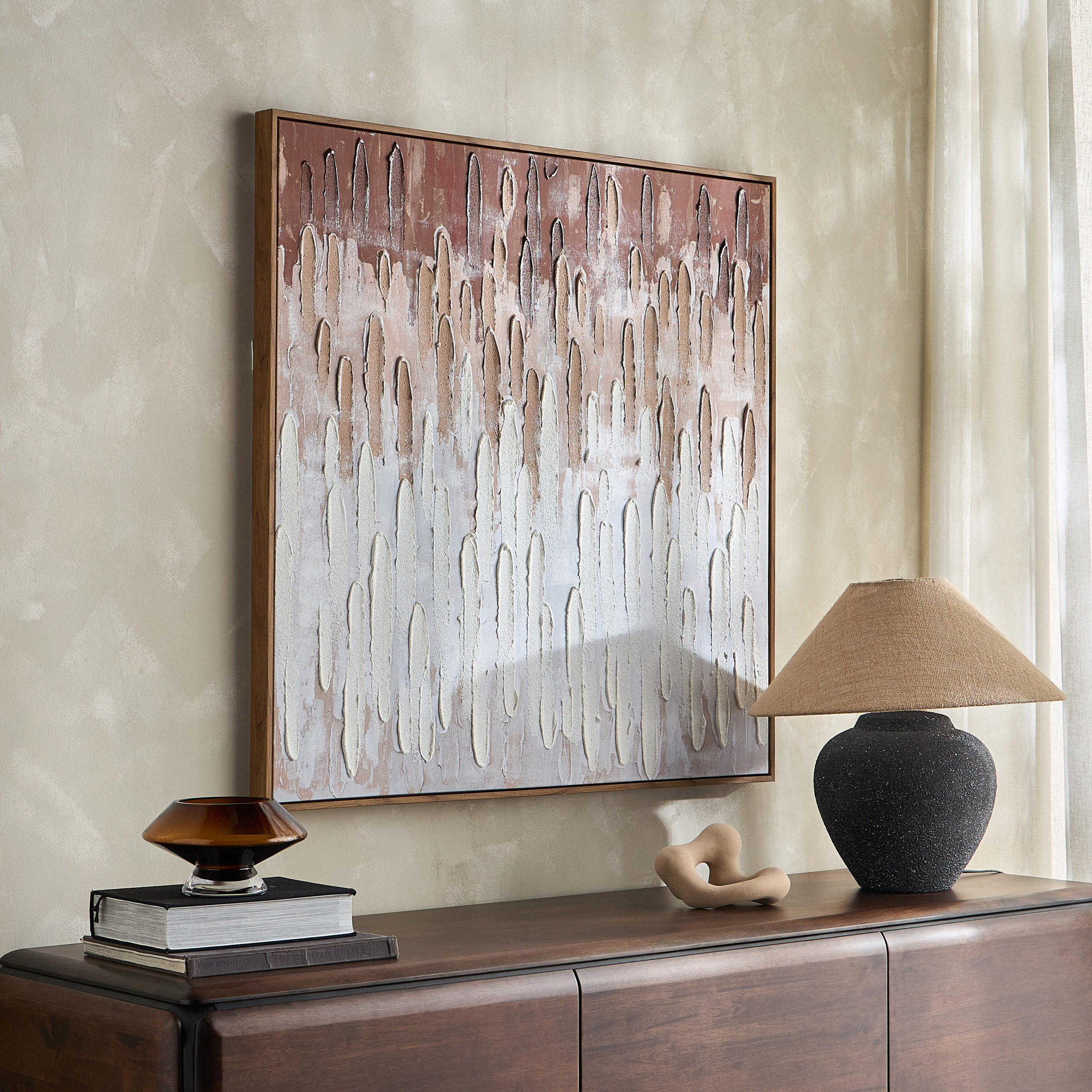 Galina Framed Canvas Wall Art - 100x100 cm-household-walldecorandmirrors-wallart-image-3