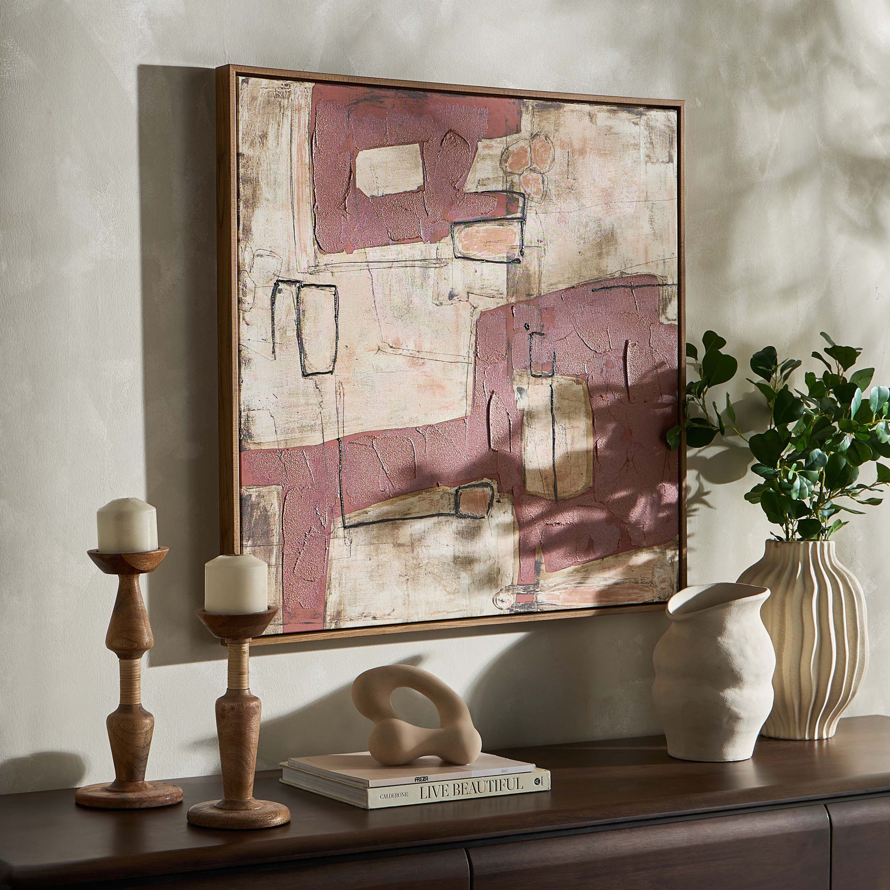Tyrone Framed Canvas Wall Art - 80x80 cm-household-walldecorandmirrors-wallart-image-3