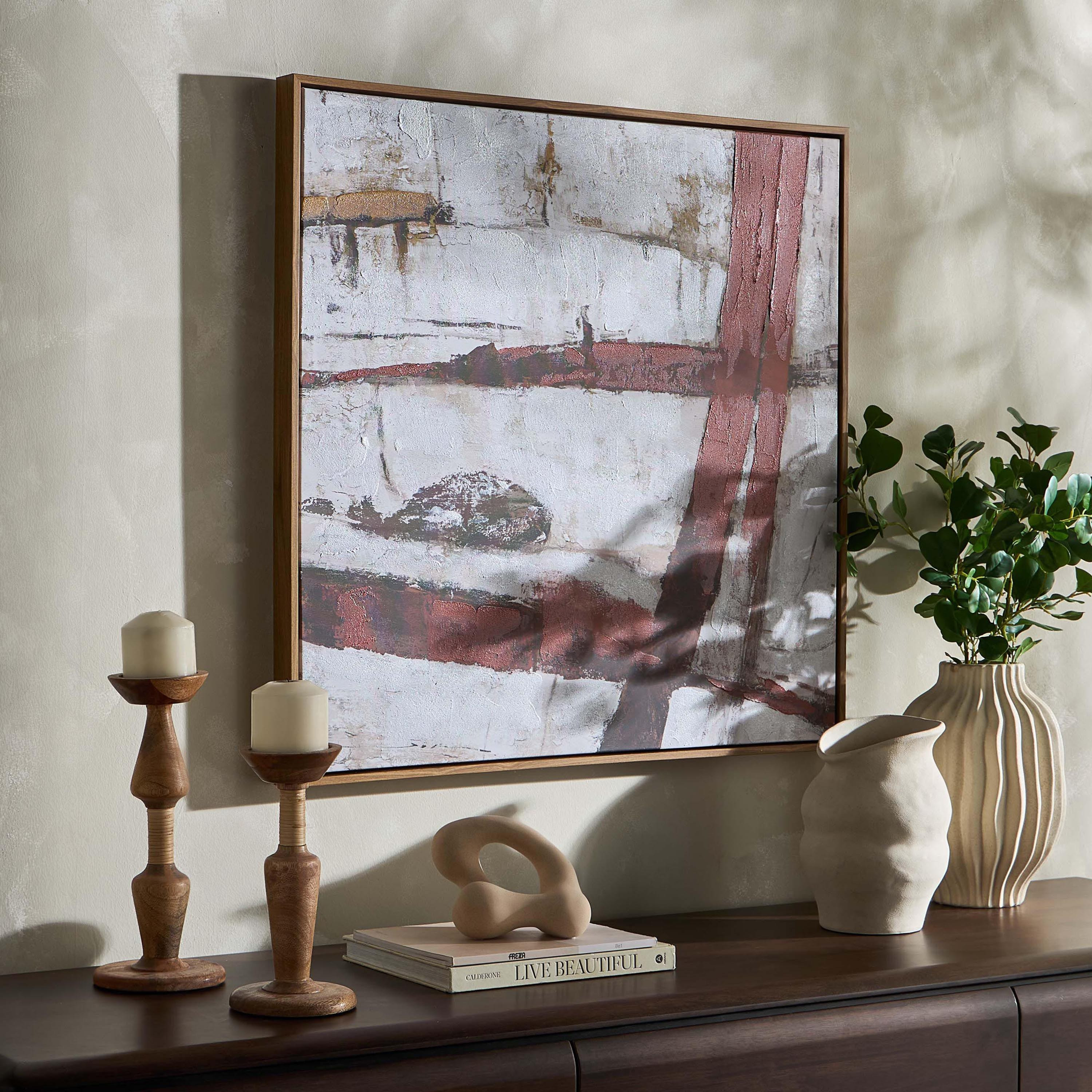 Homar Framed Canvas Wall Art - 80x80 cm-household-walldecorandmirrors-wallart-image-3
