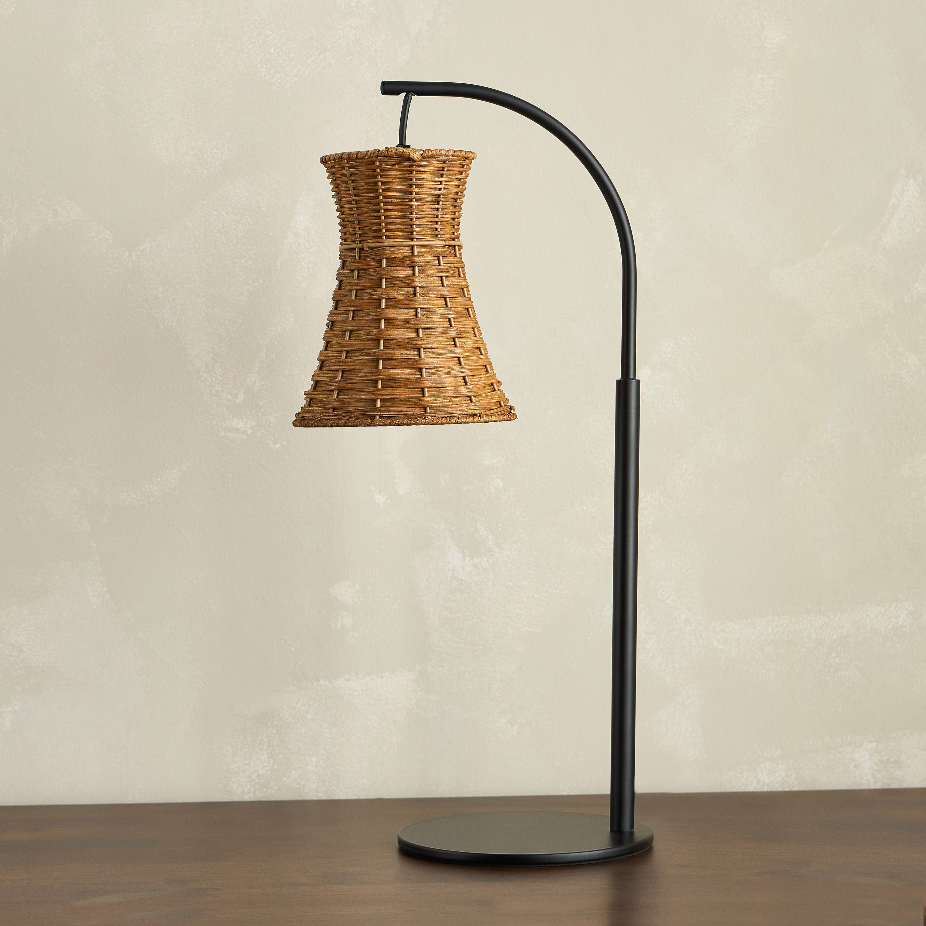Chris Rattan Table Lamp - 51 cm-household-lighting-tableanddesklamps-image-1