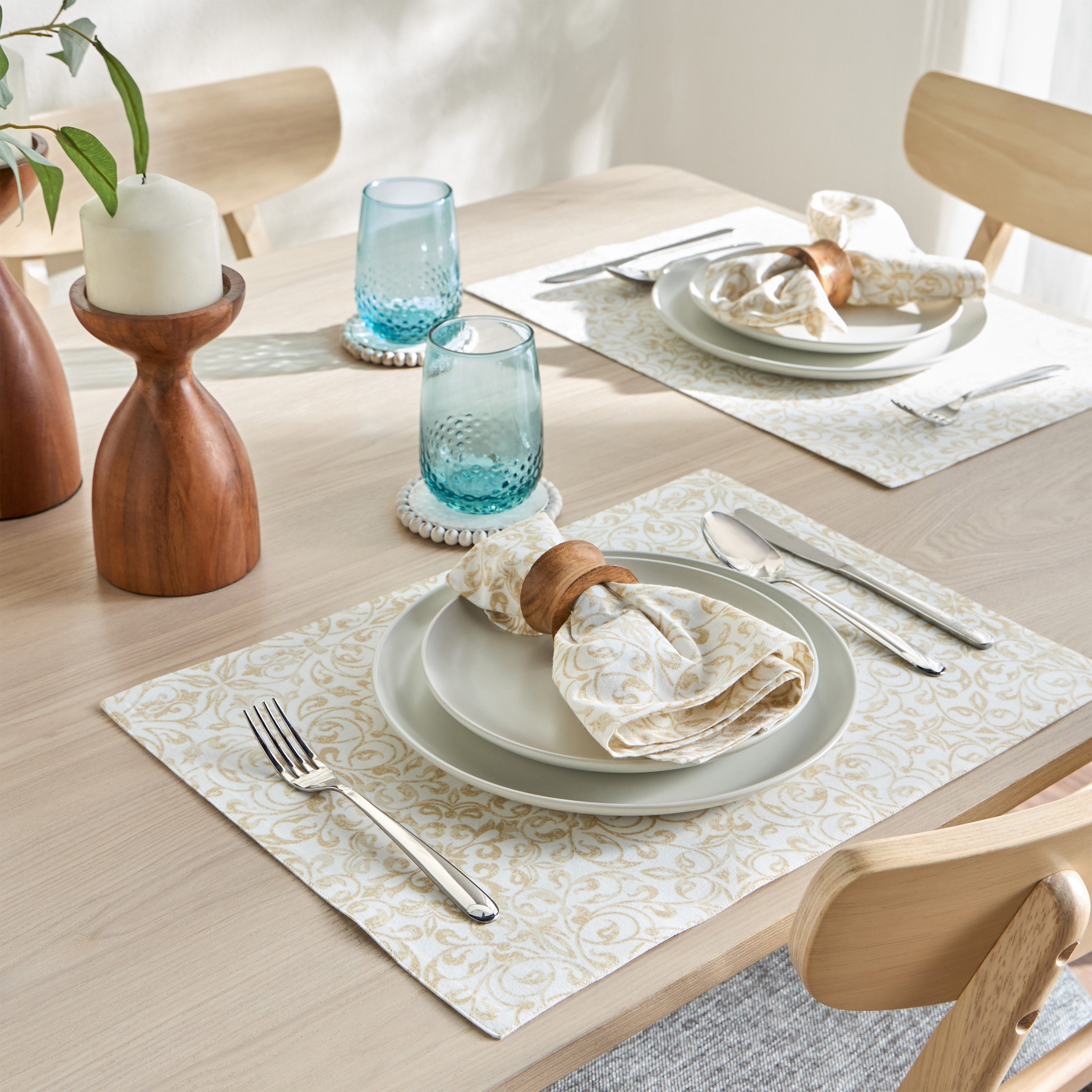 Paisley 4-Piece Napkin Set - 45x45 cm-household-dining-tablelinen-napkinsandaccessories-image-3
