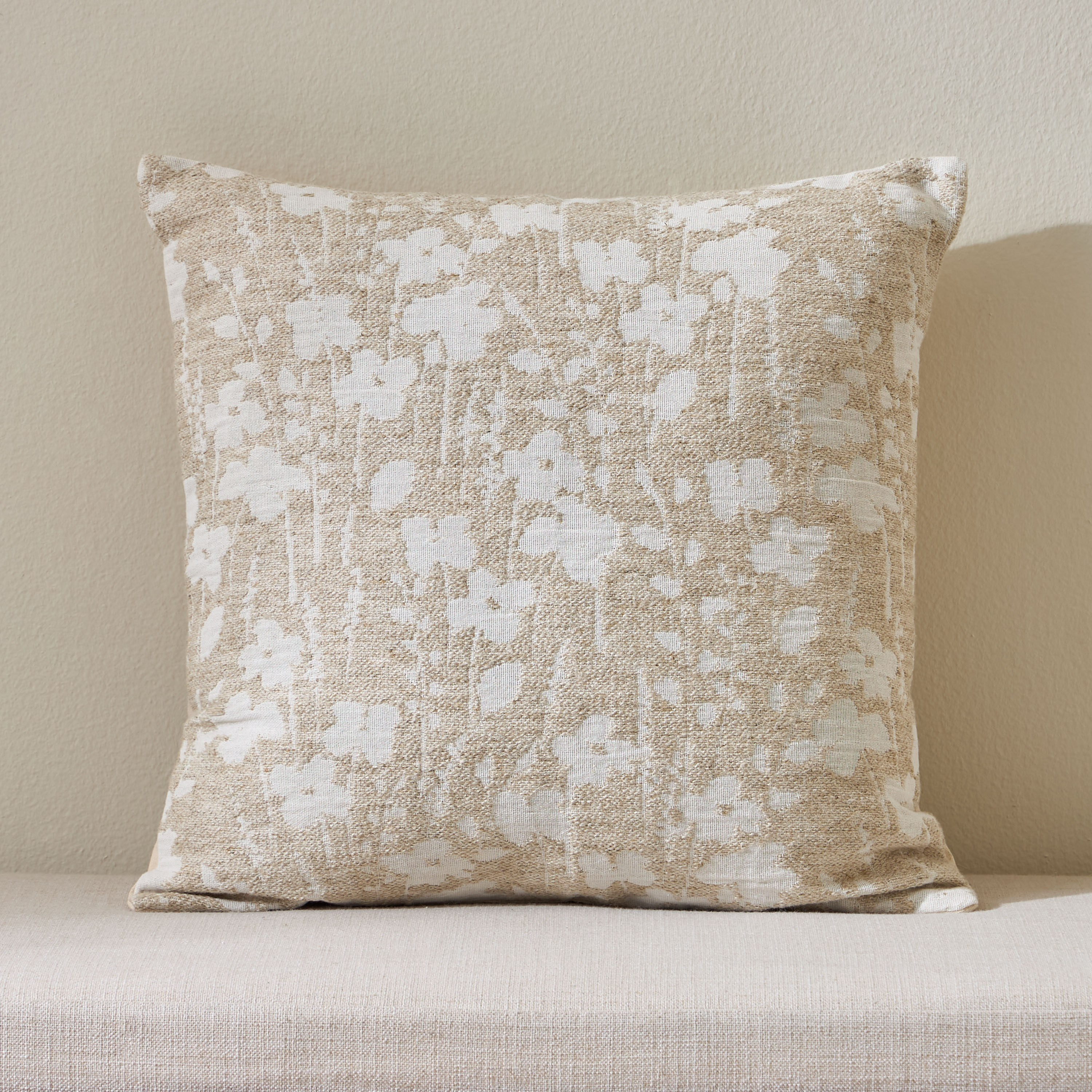 Monica Floral Woven Cushion Cover - 50x50 cm-household-cushionsandthrows-cushioncovers-image-1