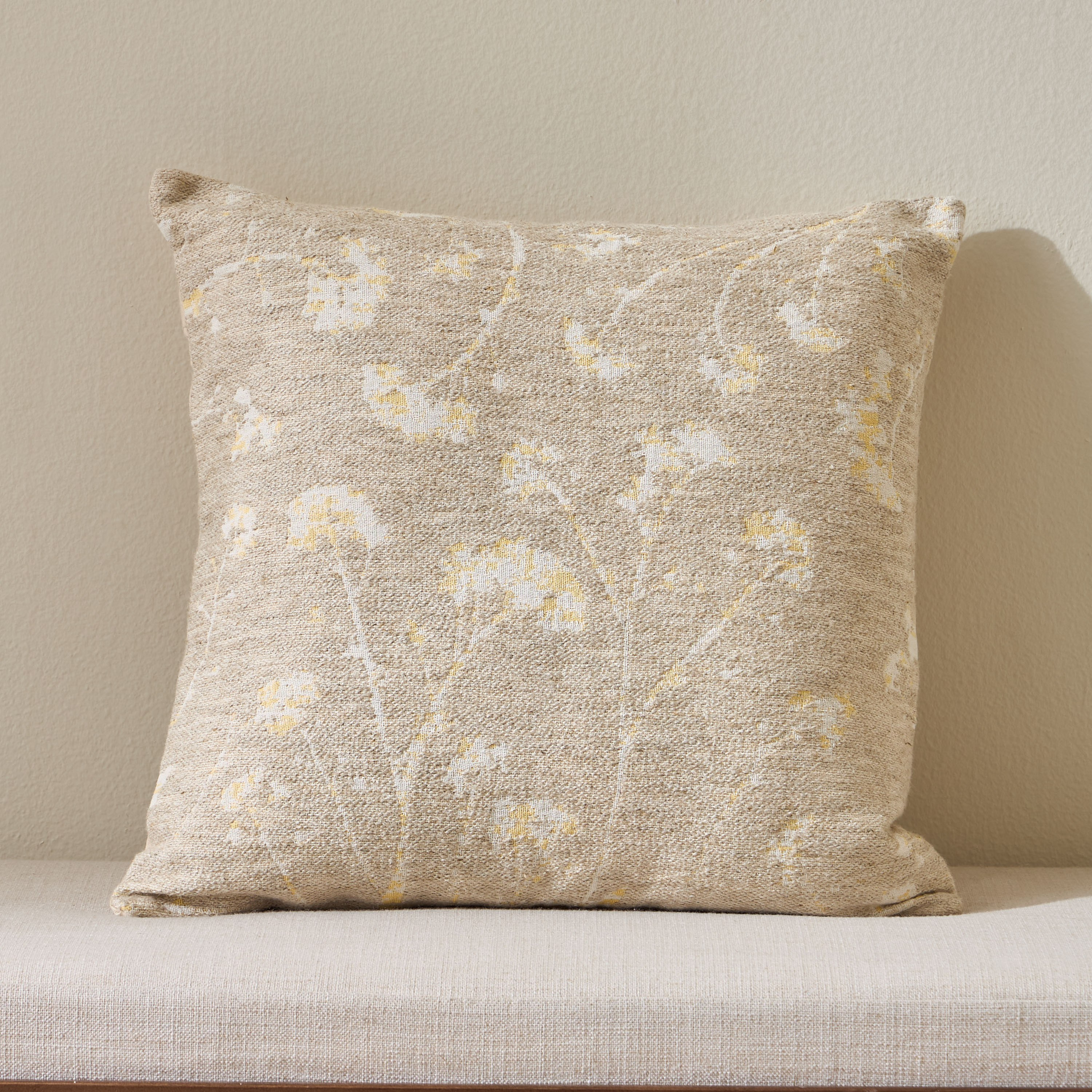 Evie Floral Woven Cushion Cover - 50x50 cm-household-cushionsandthrows-cushioncovers-image-1