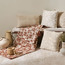 Evie Floral Textured Filled Cushion - 50x50 cm-household-cushionsandthrows-filledcushions-decorativecushions-image-4
