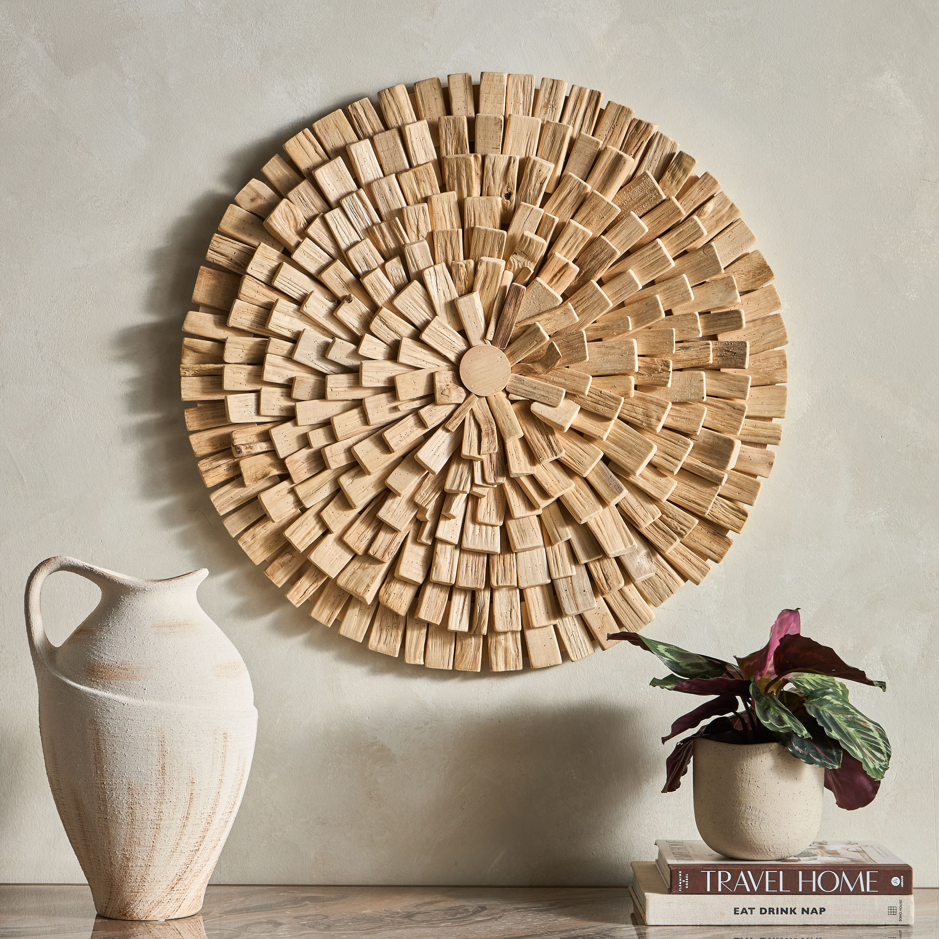 Elysa Wooden Wall Accent - 70 cm-household-walldecorandmirrors-wallart-image-3