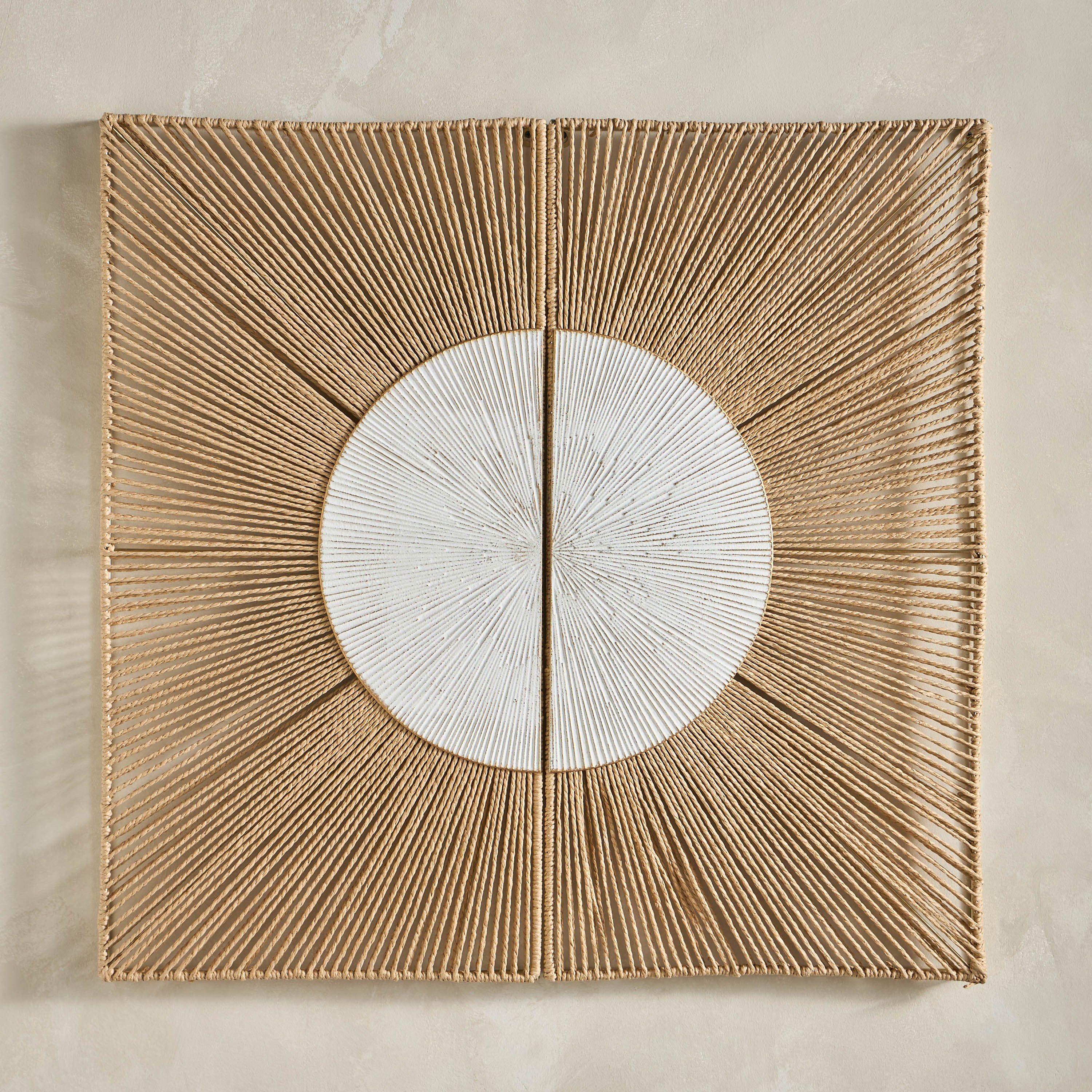 طقم زينة حائط لوح قطعتين - هميرا - 46x90 سم-household-walldecorandmirrors-wallart-image-1